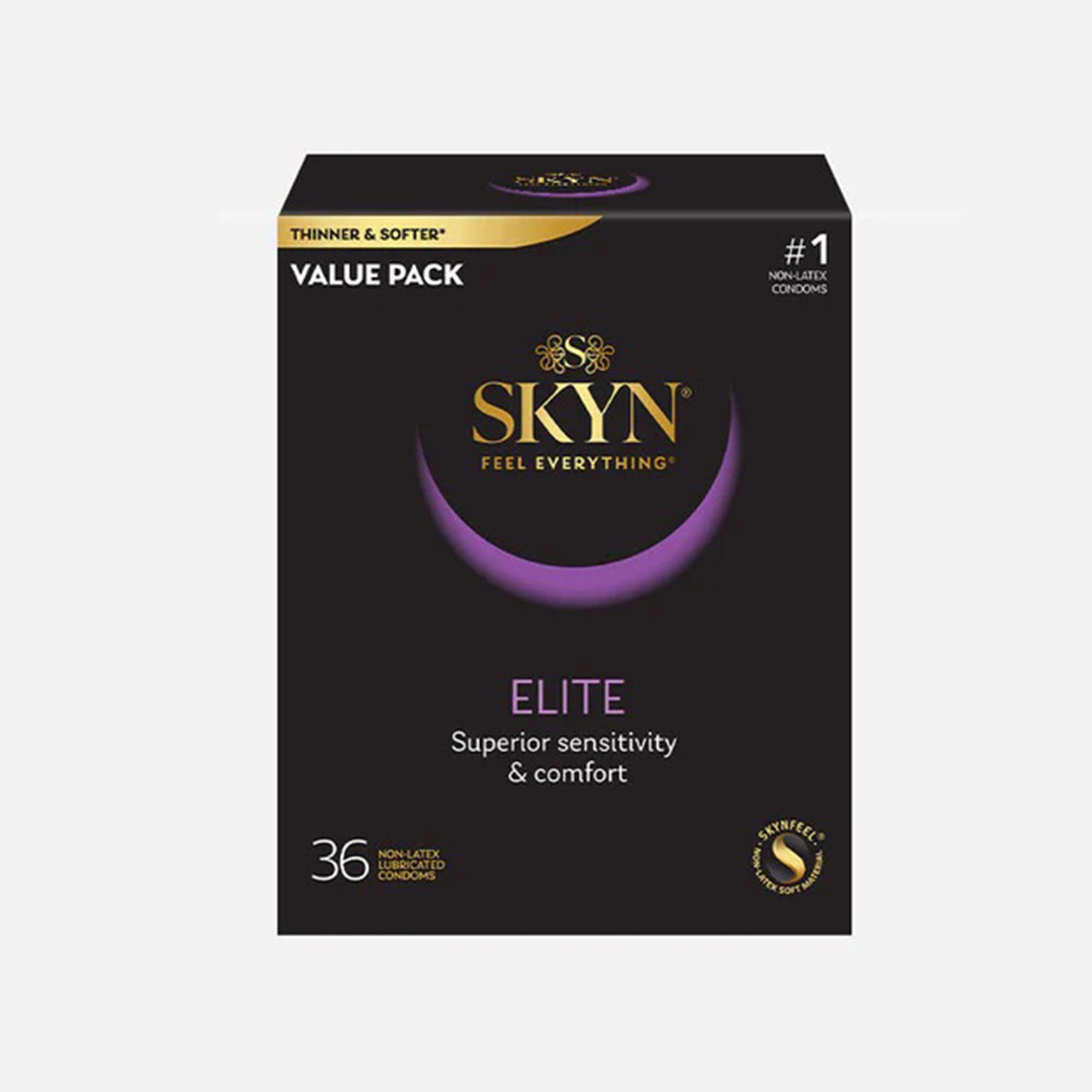 Sxwell USA 210234 - LifeStyles Skyn® Elite Nonlatex Lubricated Condoms, Ultra Thin, Ultra Soft - 1/Box, 24/Case