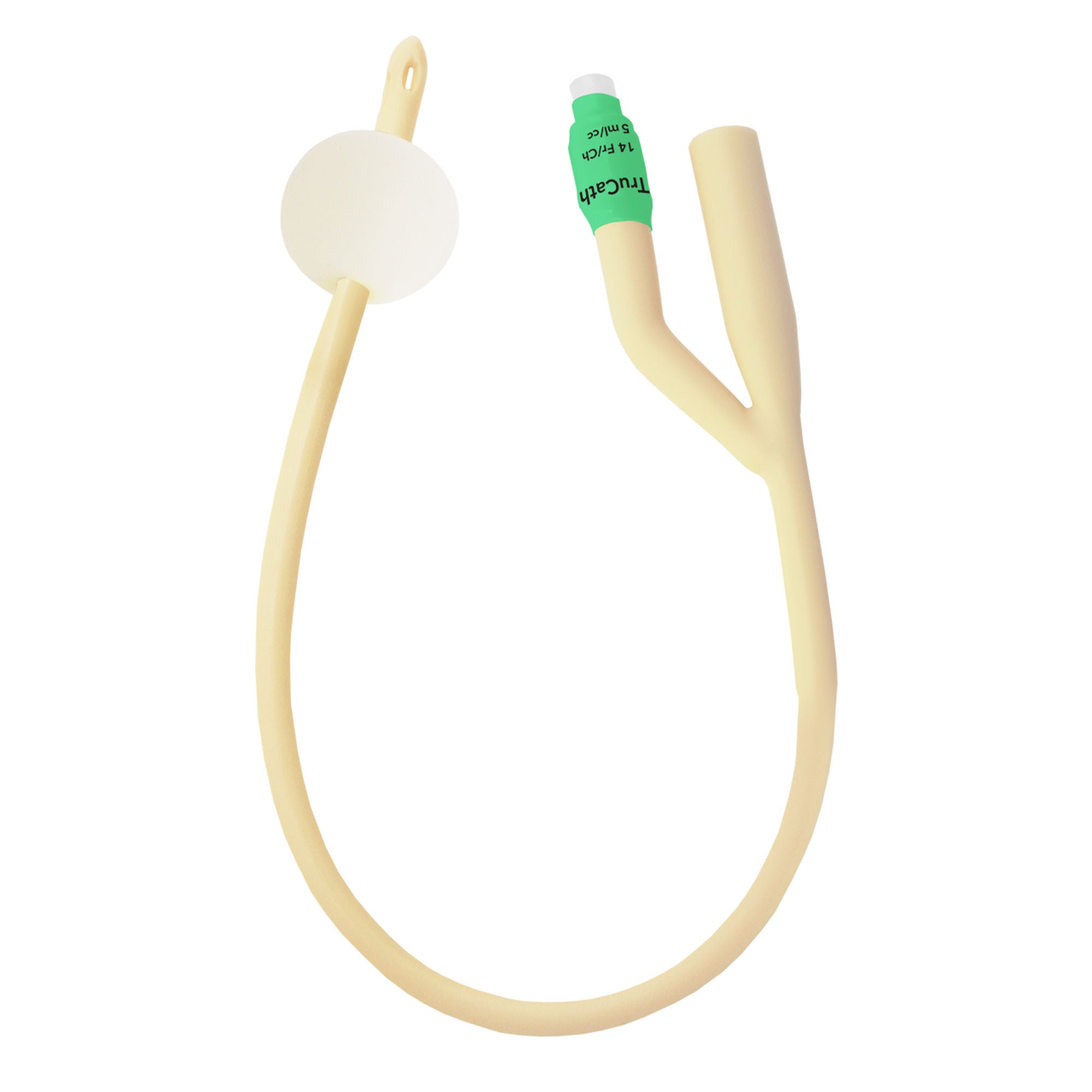 HR Healthcare - LS1410 Foley Catheter TruCath® 2-Way Standard Tip 5 mL Balloon 14 Fr. Silicone Elastomer Coated Latex