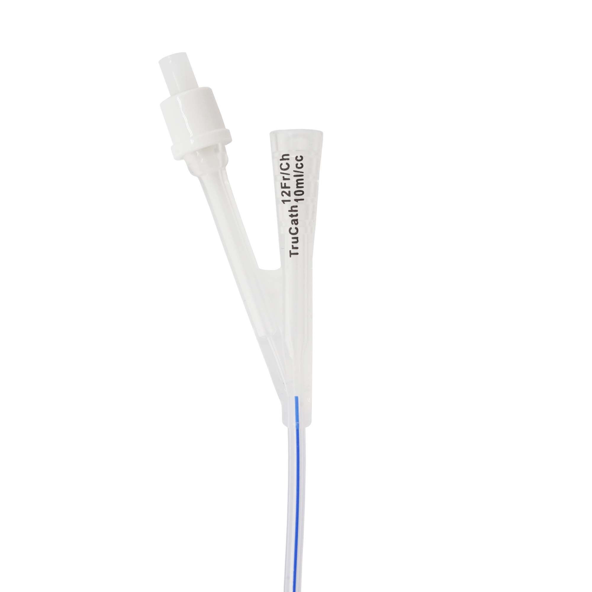 HR Healthcare - SS1210 Foley Catheter TruCath® 2-Way Standard Tip 10 mL Balloon 12 Fr. Silicone