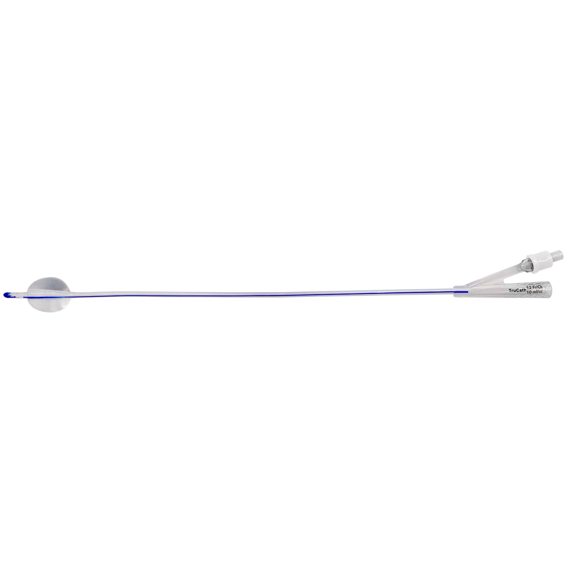 HR Healthcare - SS1210 Foley Catheter TruCath® 2-Way Standard Tip 10 mL Balloon 12 Fr. Silicone