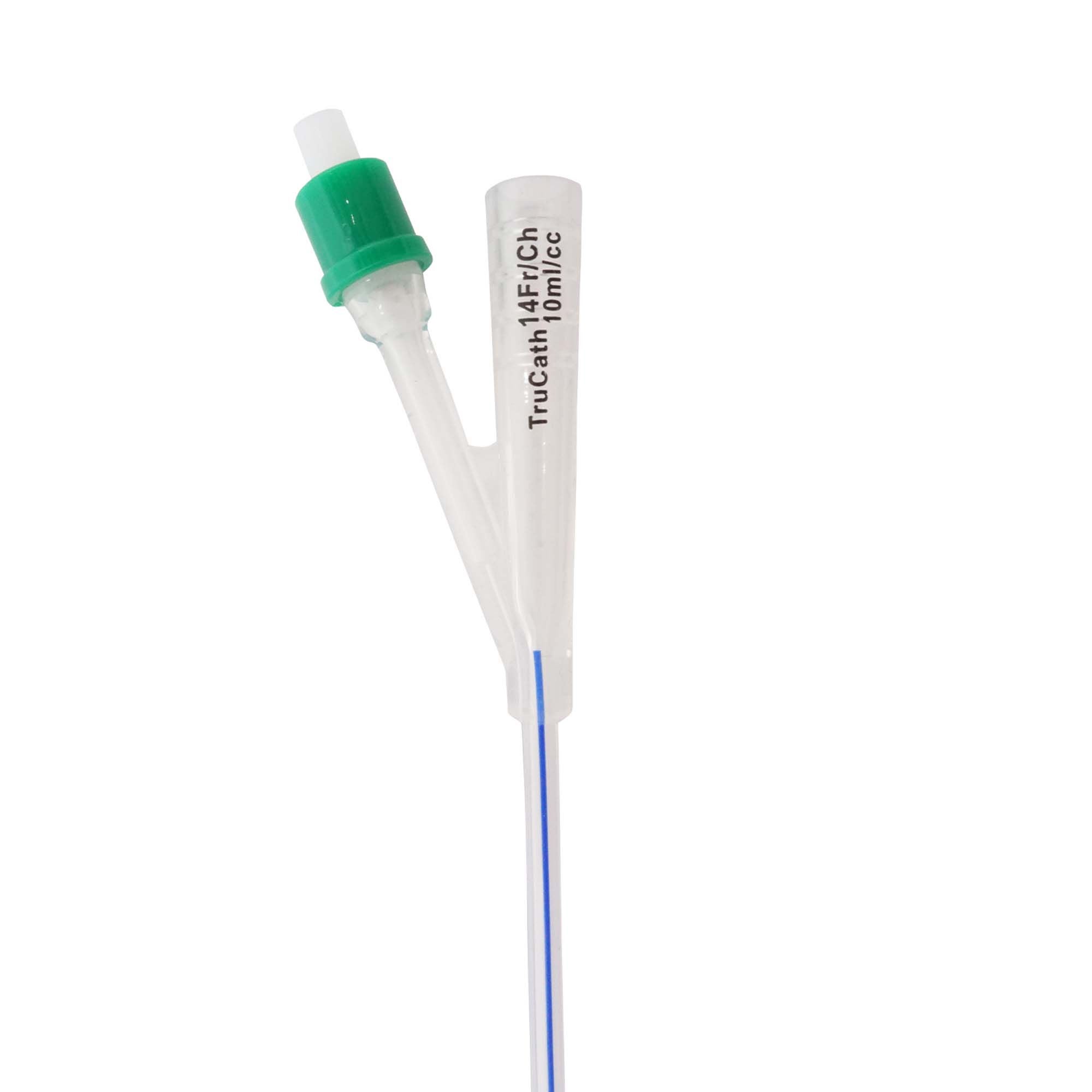 HR Healthcare - SS1410 Foley Catheter TruCath® 2-Way Standard Tip 10 mL Balloon 14 Fr. Silicone