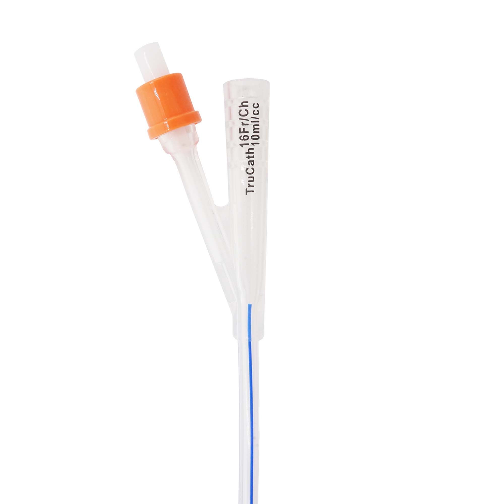 HR Healthcare - SS1610 Foley Catheter TruCath® 2-Way Standard Tip 10 mL Balloon 16 Fr. Silicone