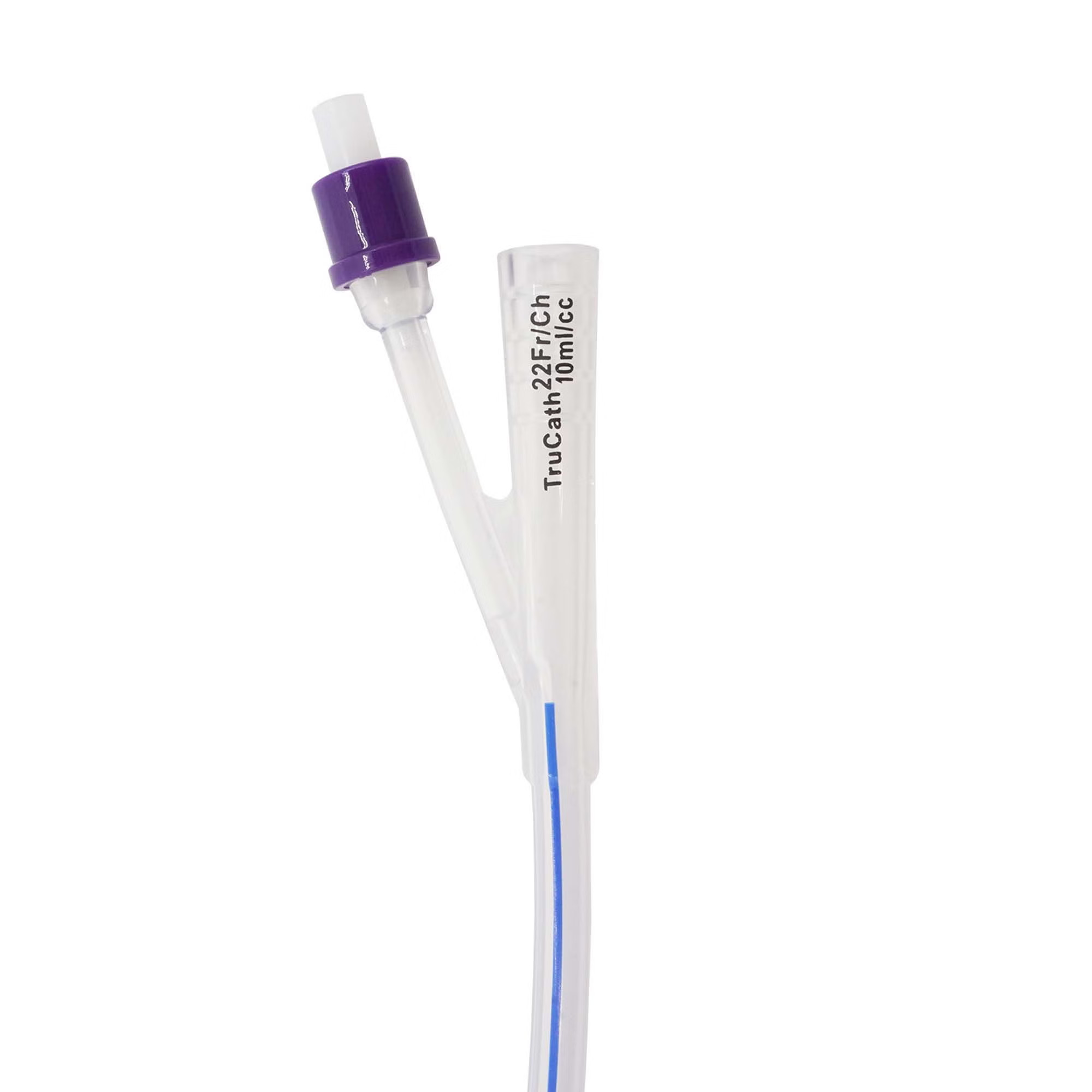 HR Healthcare - SS2210 Foley Catheter TruCath® 2-Way Standard Tip 10 mL Balloon 22 Fr. Silicone