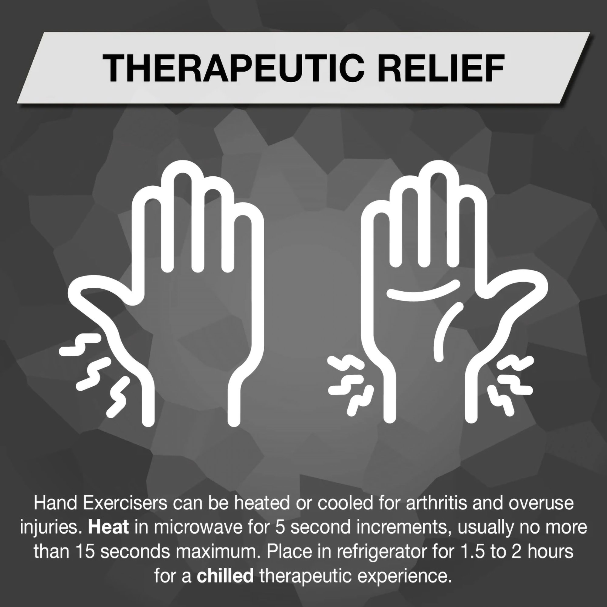 Performance Health 081033042 - TheraBand Hand Exerciser, Regular Size, Heavy Resistance - 1/Each