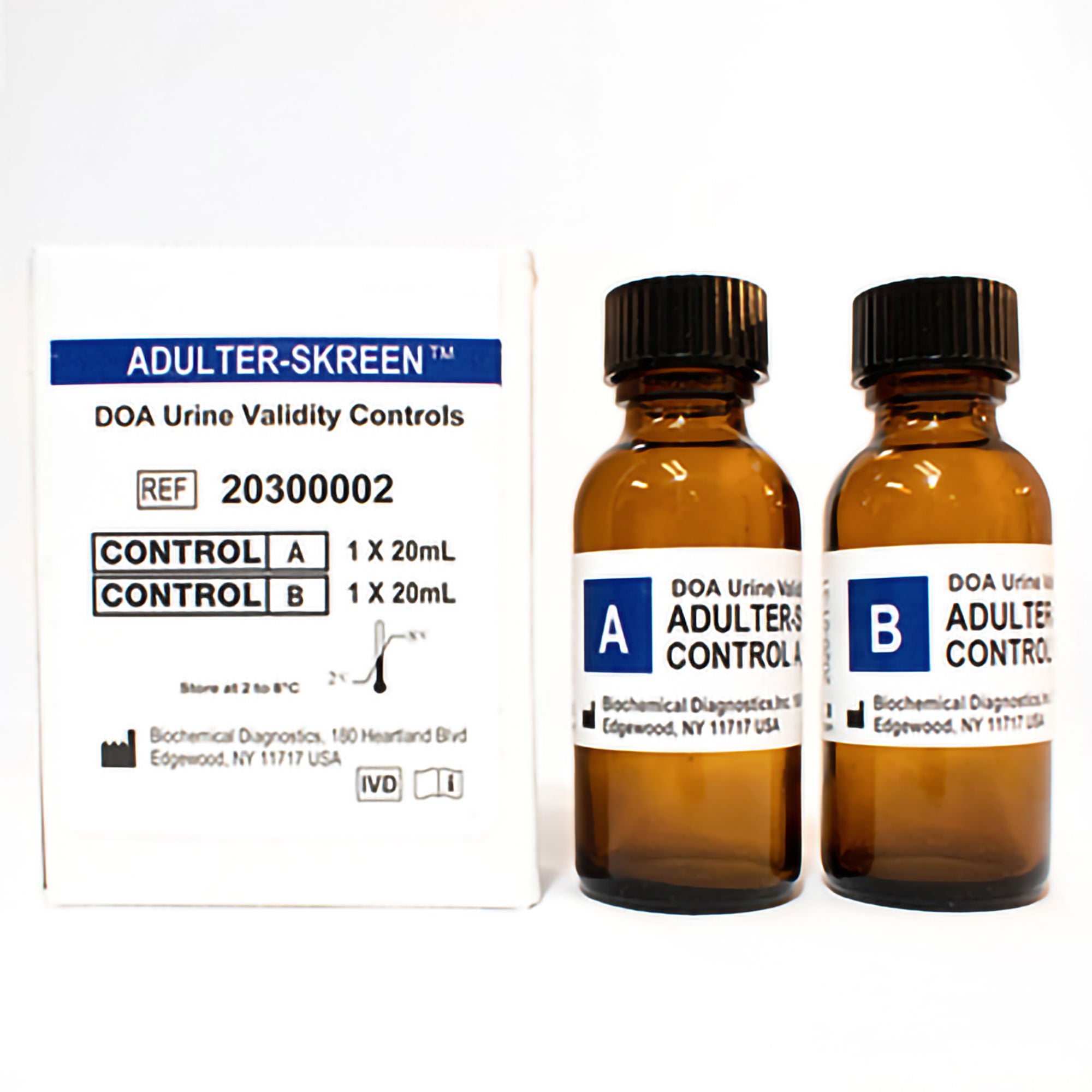 LGC Clinical Diagnostics Inc - K-20300002 Control Set Adulter-Skreen™ Urine Validity Level A, B 2 X 20 mL