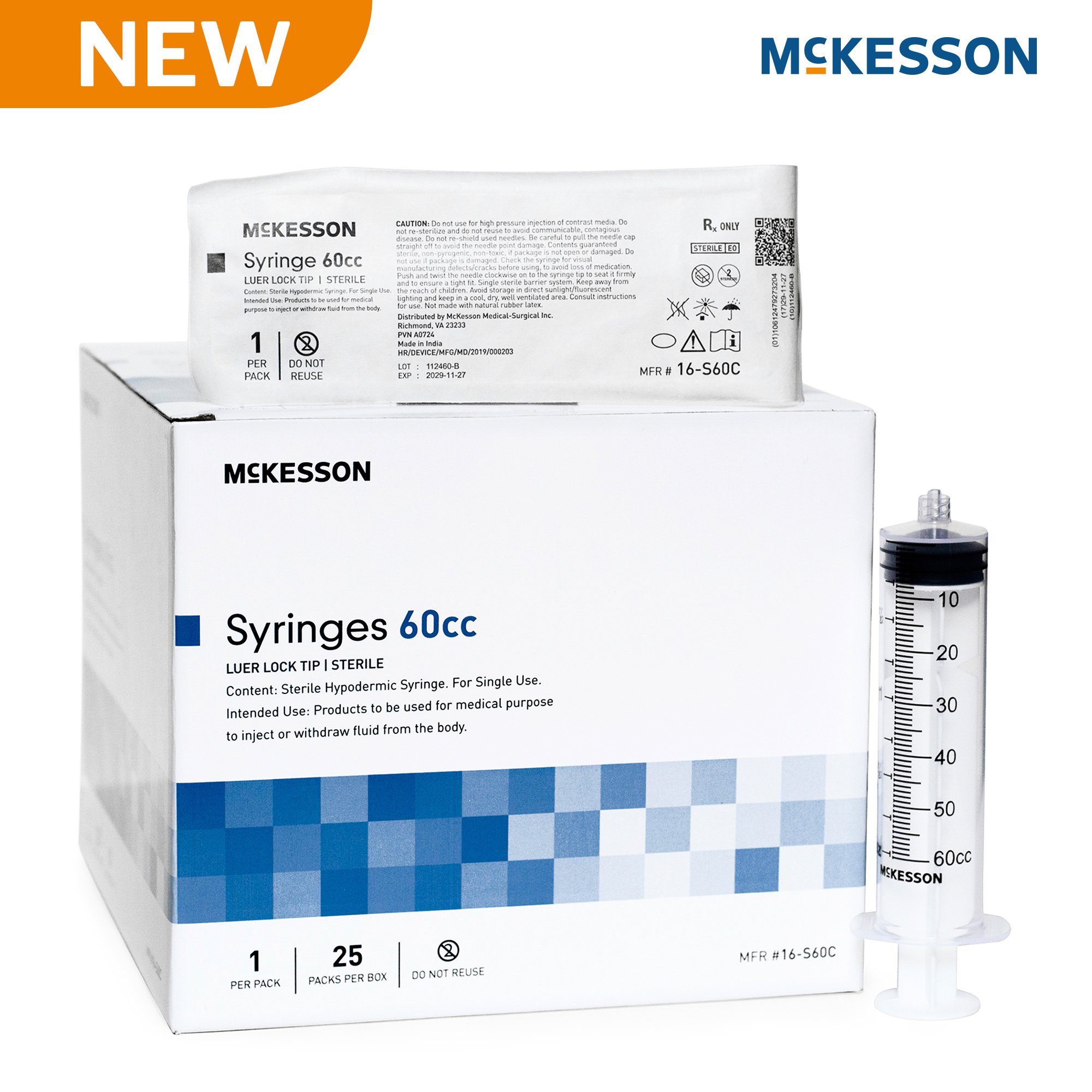 McKesson General Purpose Syringe 16-S60C by McKesson Brand