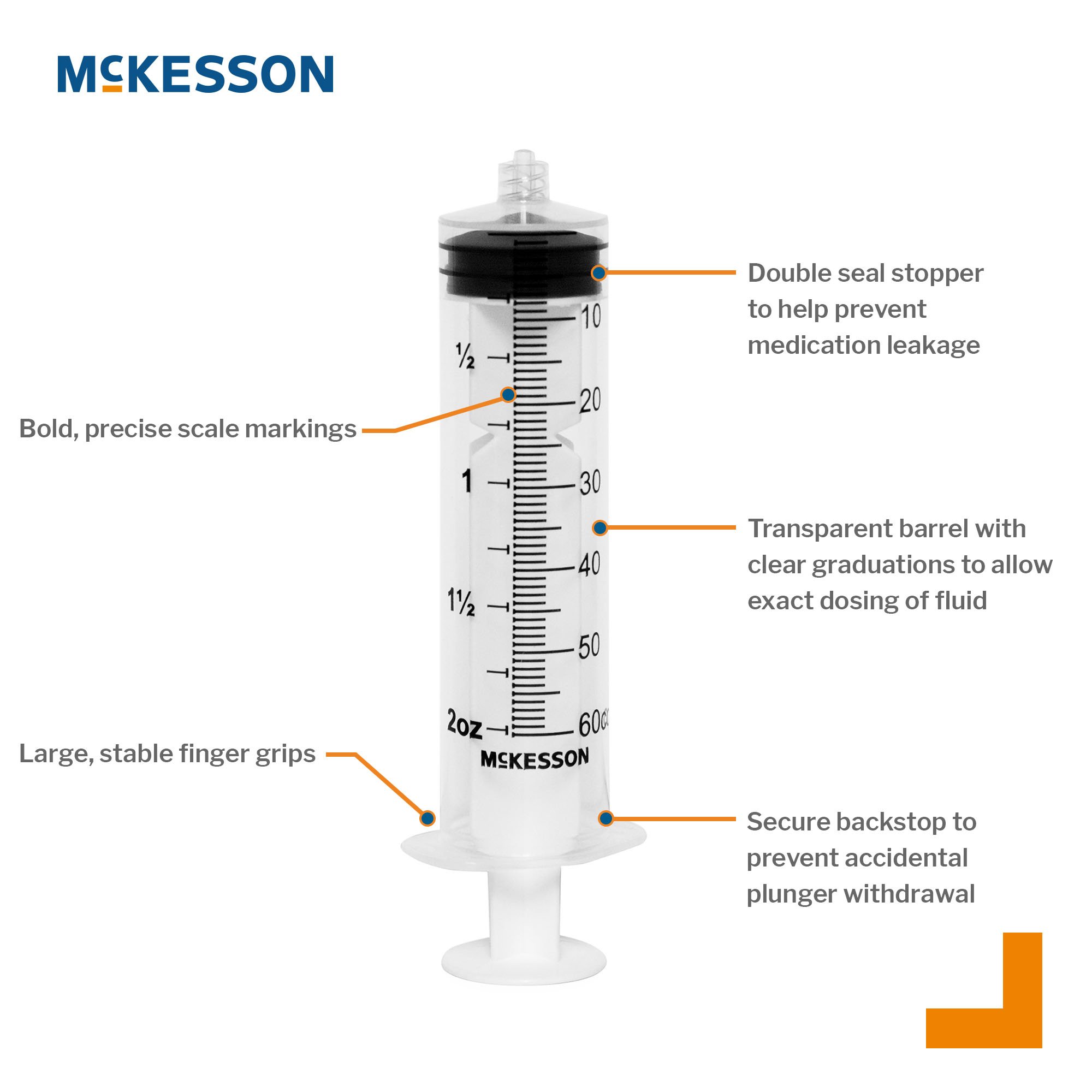 McKesson General Purpose Syringe 16-S60C by McKesson Brand