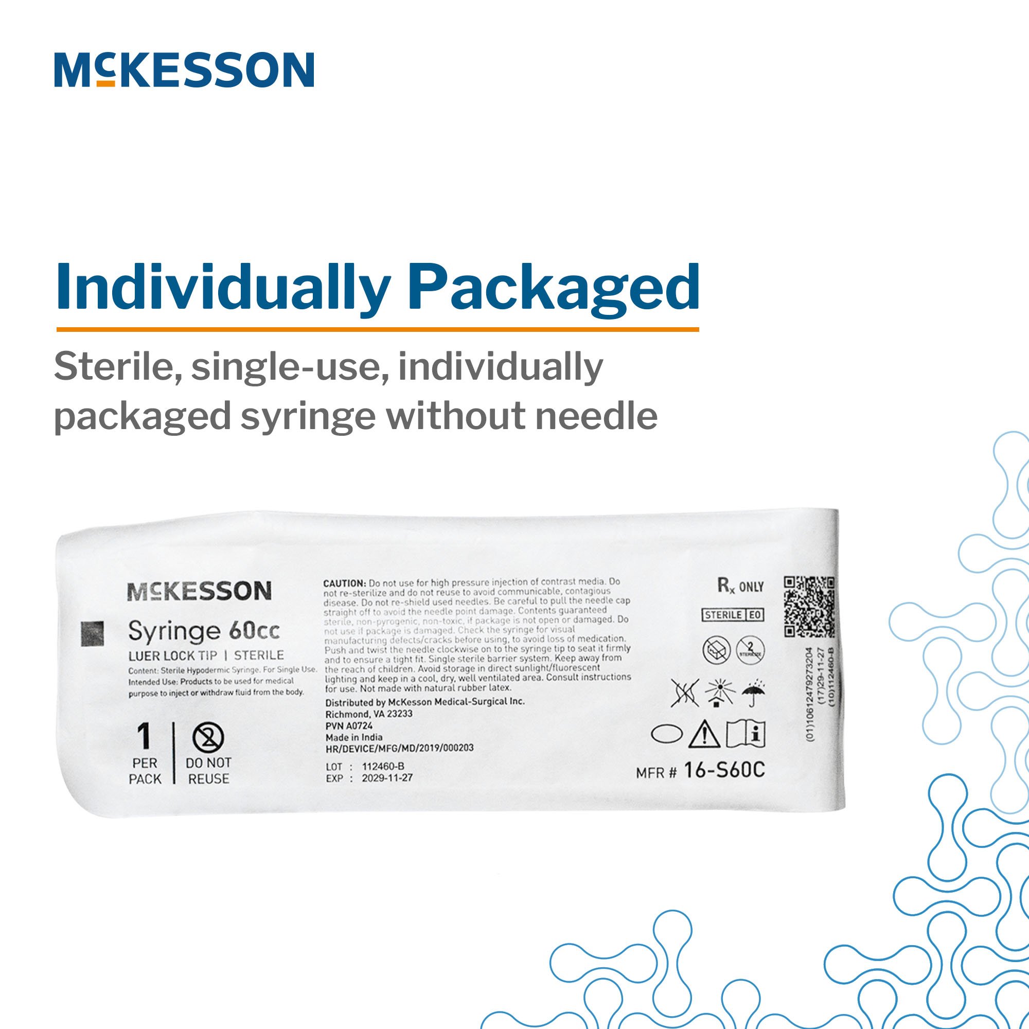 McKesson General Purpose Syringe 16-S60C by McKesson Brand