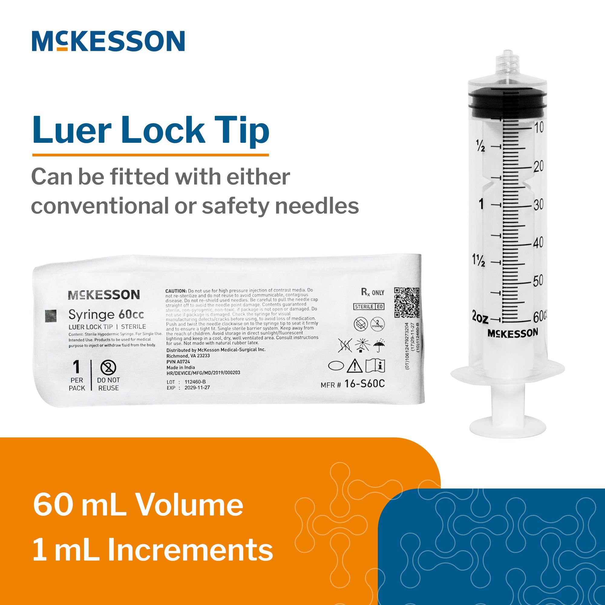 McKesson General Purpose Syringe 16-S60C by McKesson Brand