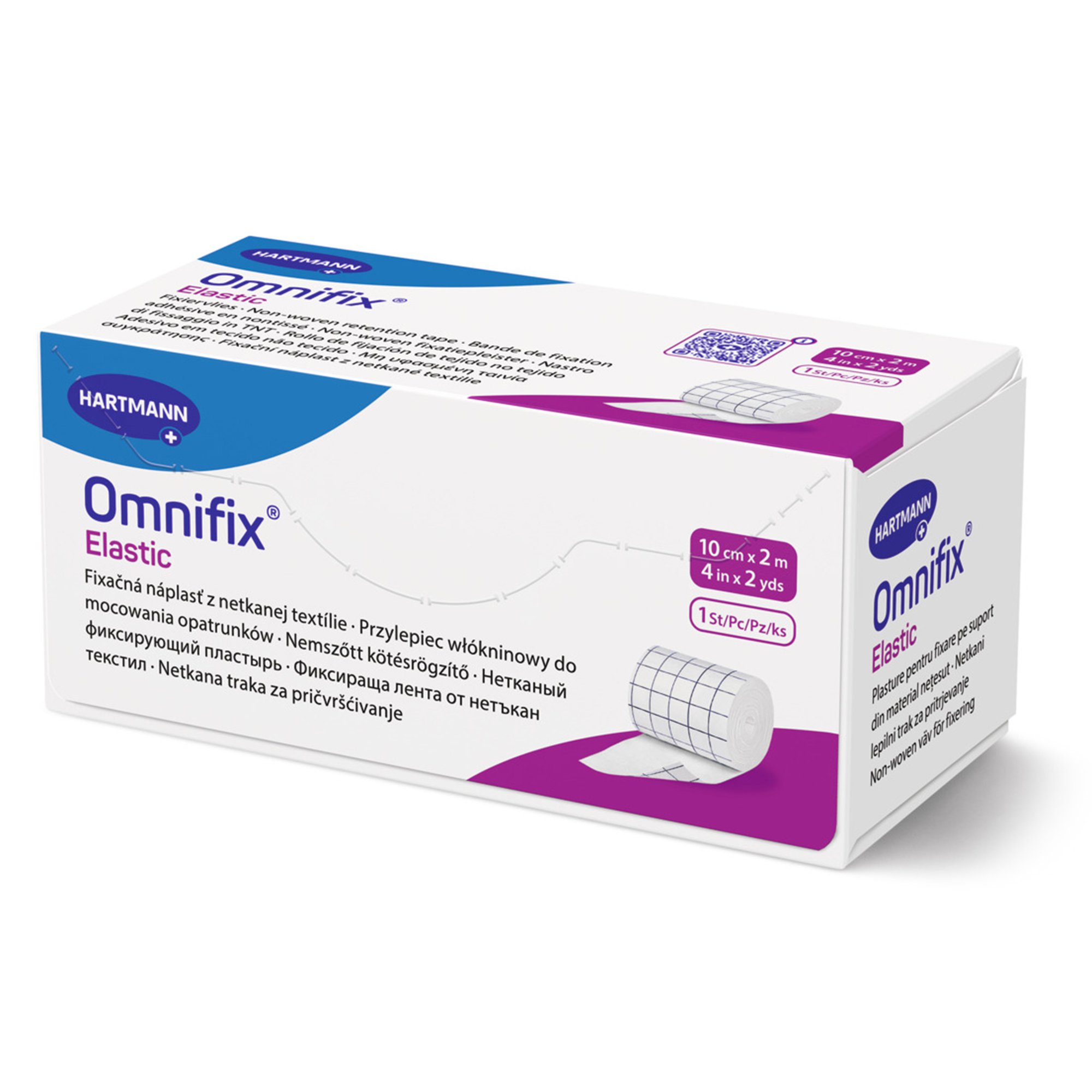 Hartmann 900601 - Omnifix® Nonwoven Dressing Retention Tape, 4 Inch x 2 Yard, White - 1/Roll, 60/Case