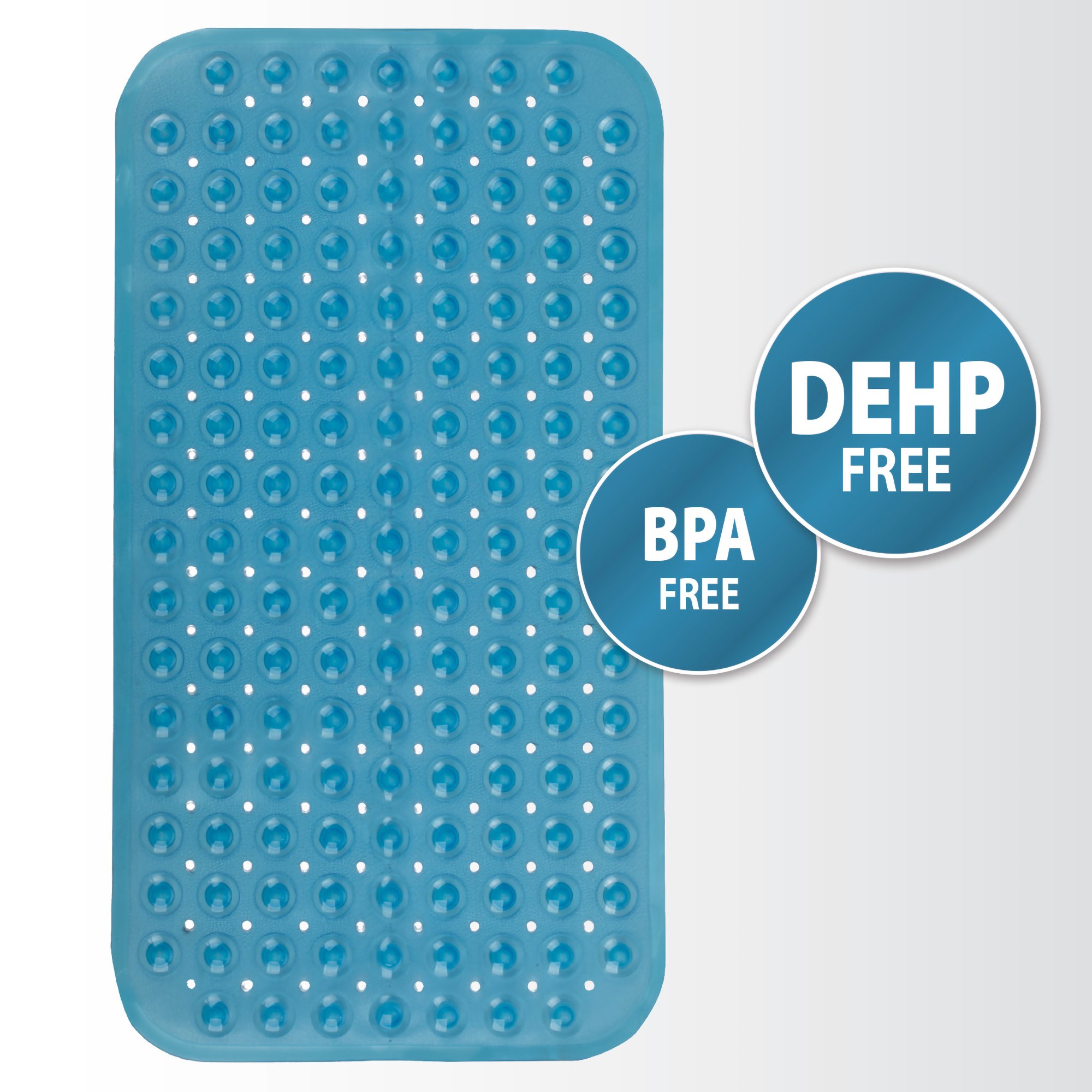 Veridian Healthcare LLC 19-110 - Theracare Bathtub Mat, Antifungal, Blue, 15 x 27 Inch - 1/Each, 20/Case