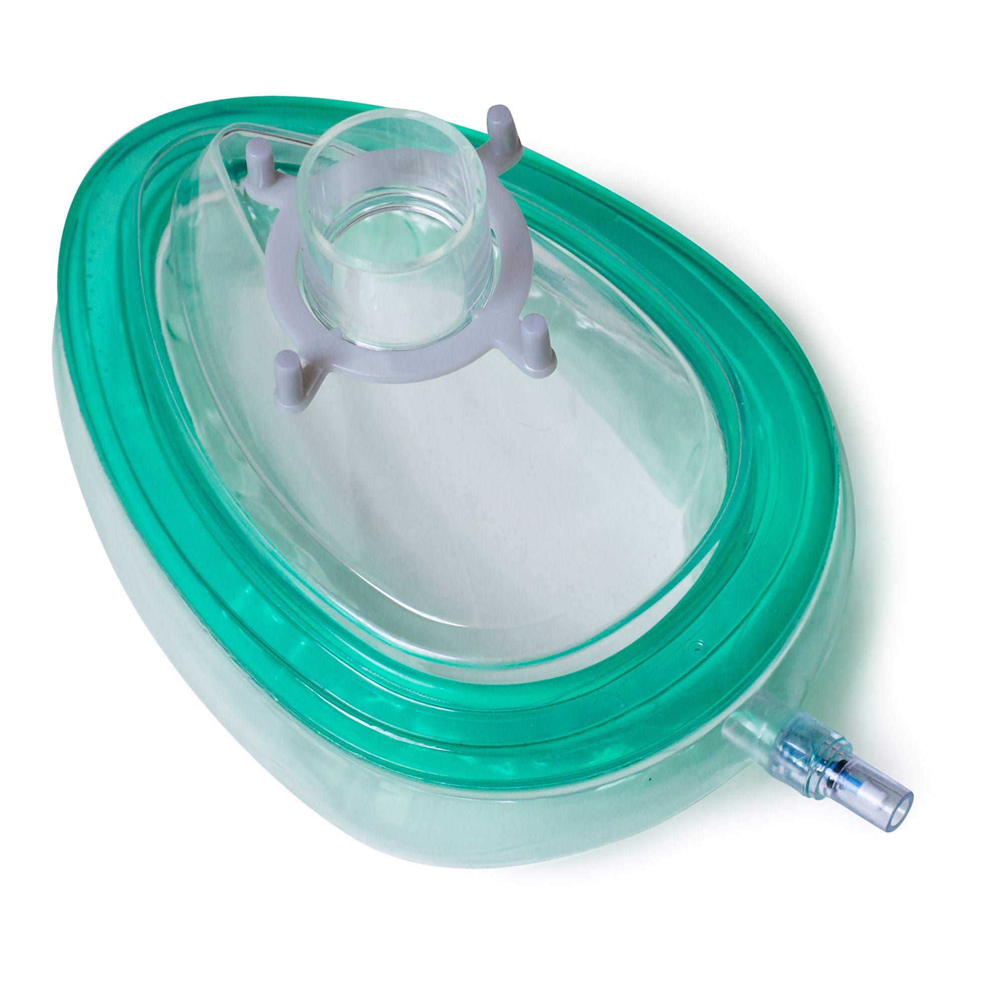 McKesson Brand - 711-GR Anesthesia Mask McKesson Elongated Style Adult Medium Hook Ring