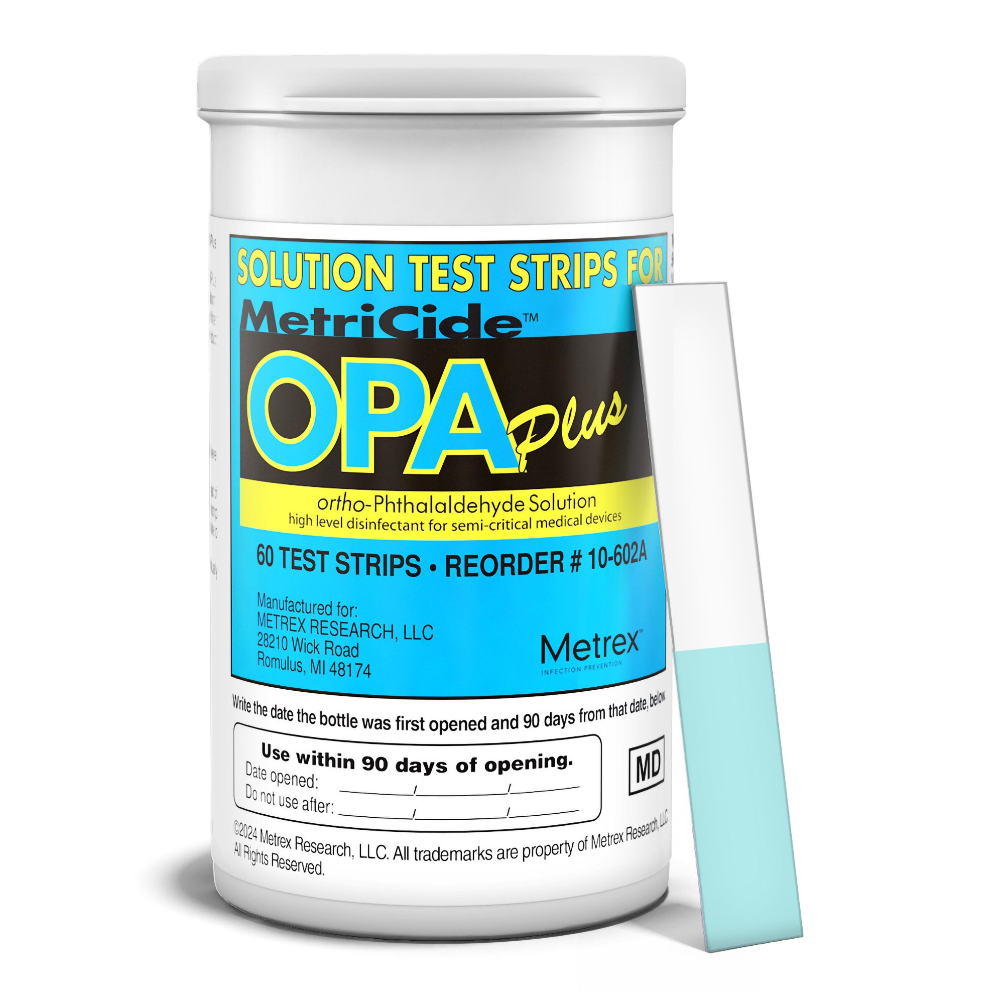 MetriCide OPA Plus OPA Concentration Indicator 10-602A by Metrex Research