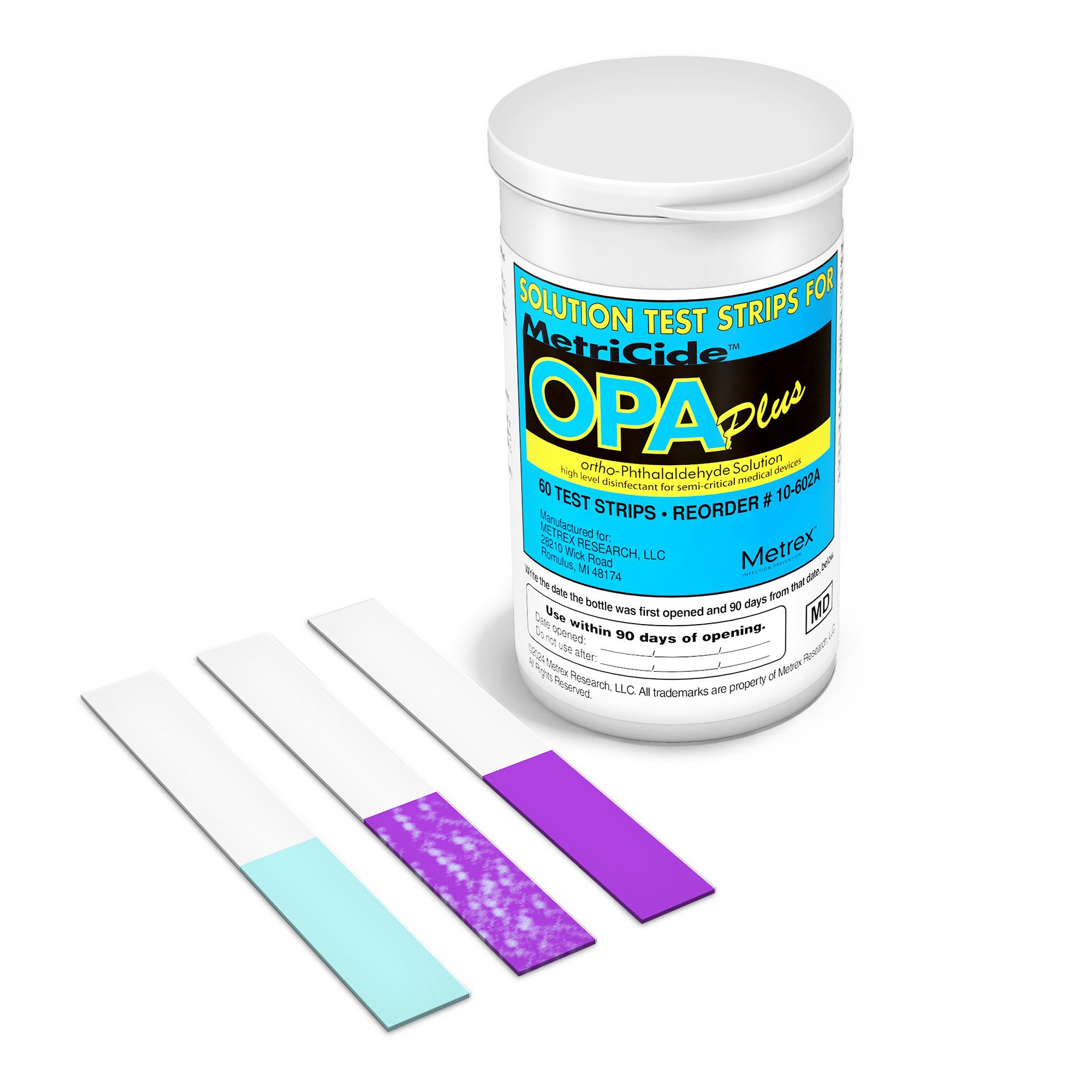 MetriCide OPA Plus OPA Concentration Indicator 10-602A by Metrex Research