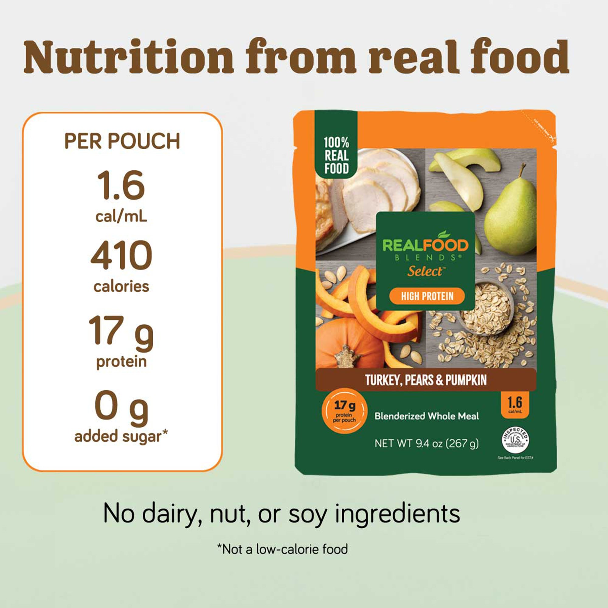 Real Food Blends Select Tube Feeding Formula 202464 by Nutritionals Medicinals