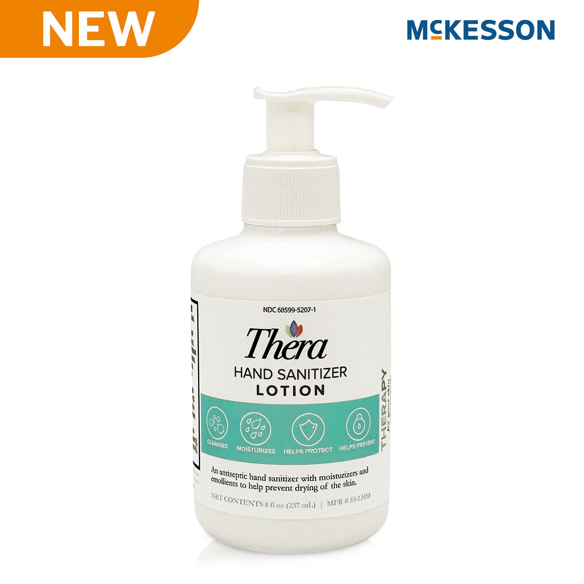 McKesson Brand - 53-LHS8 McKesson Thera® Hand Sanitizer Moisturizer Lotion