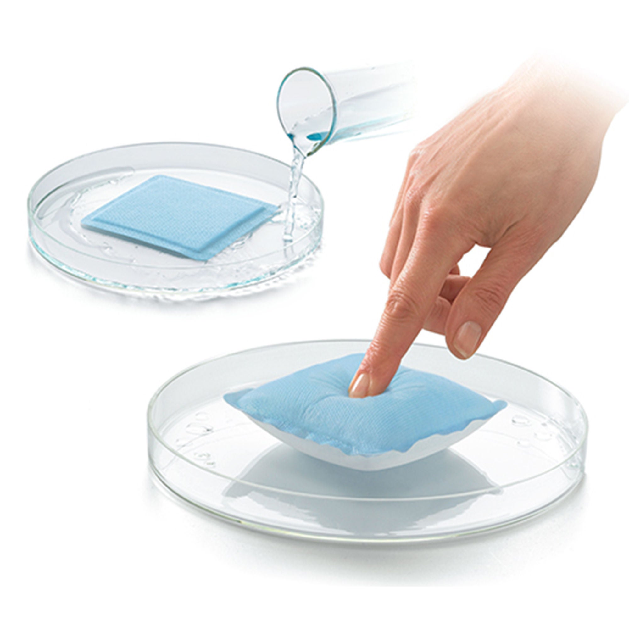 Lohmann & Rauscher - 26904 Super Absorbent Dressing Vliwasorb® Rectangle 8 X 12 Inch With Border Sterile