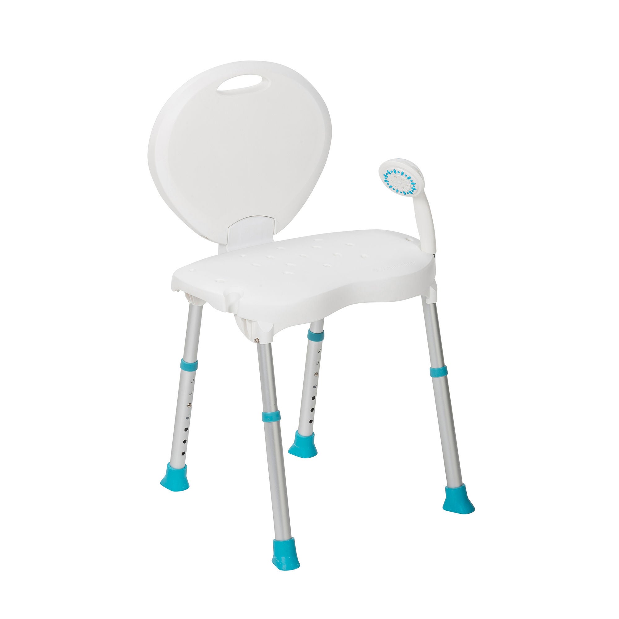 Drive DeVilbiss Healthcare - 770-525 Shower Chair AquaSense® Without Arms Aluminum Frame With Backrest 19-3/4 Inch Seat Width 250 lbs. Weight Capacity