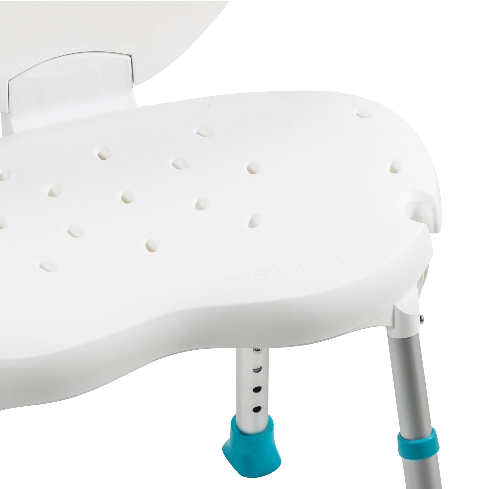 Drive DeVilbiss Healthcare - 770-525 Shower Chair AquaSense® Without Arms Aluminum Frame With Backrest 19-3/4 Inch Seat Width 250 lbs. Weight Capacity