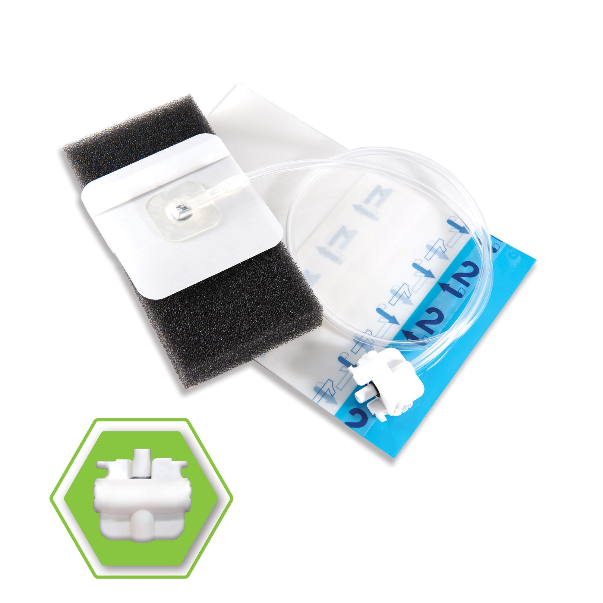 Advanced Oxygen Therapy Inc - 414-00-501 Negative Pressure Dressing Kit NEXA™ 125 mmHG
