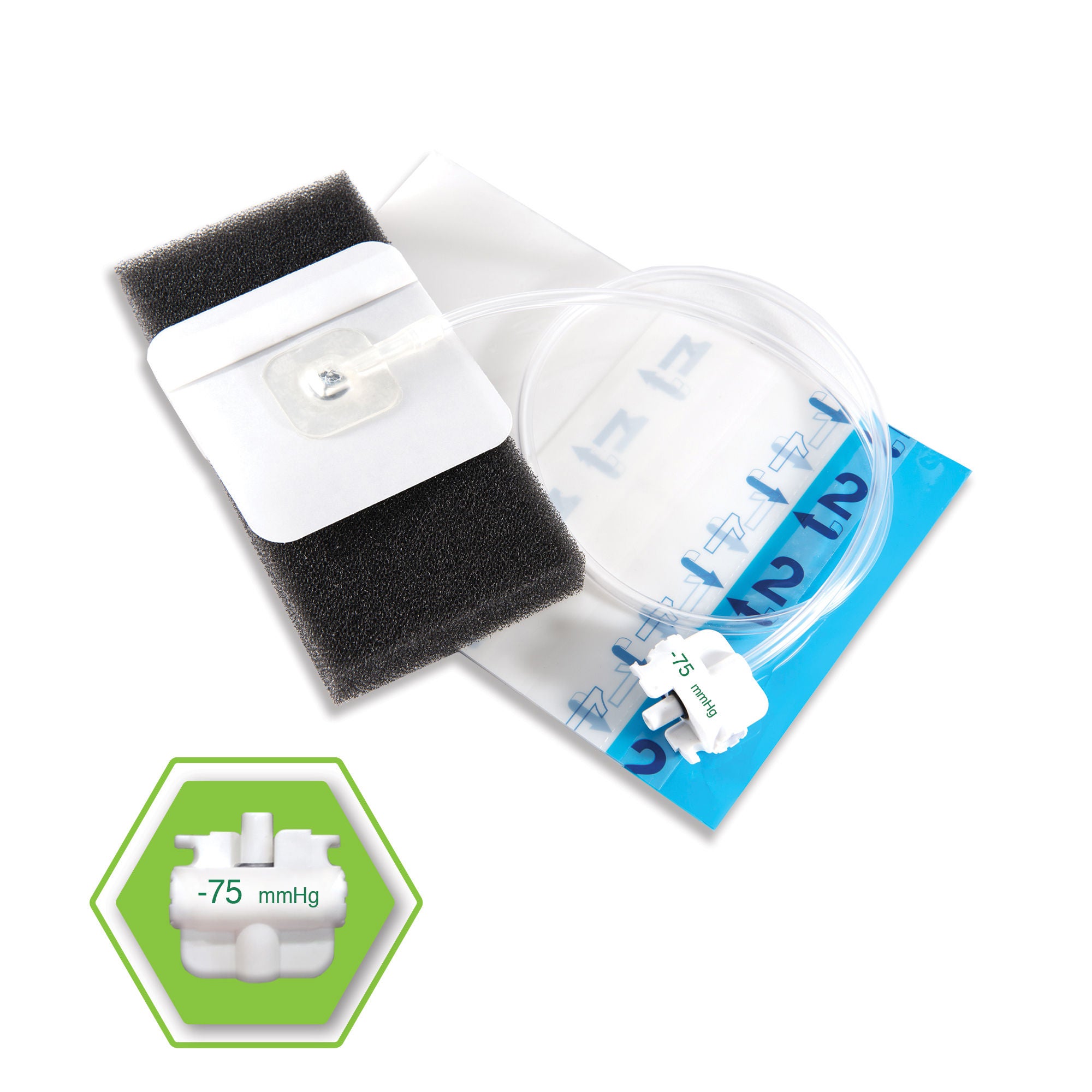 Advanced Oxygen Therapy Inc - 414-00-511 Negative Pressure Dressing Kit NEXA™ 75 mmHg
