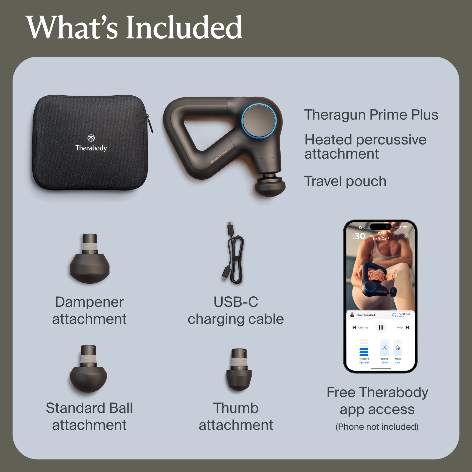 Therabody Inc TG0004116-1A10 - Theragun Prime™ Plus Hand-Held Massager - 1/Each