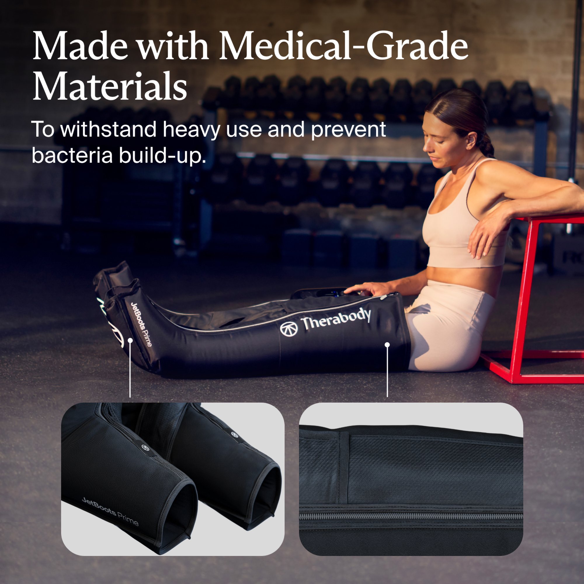 Therabody Inc JB0004131-1A1S - RecoveryAir Prime JetBoots Compression Massage Garment & Control Unit, Small - 1/Pair