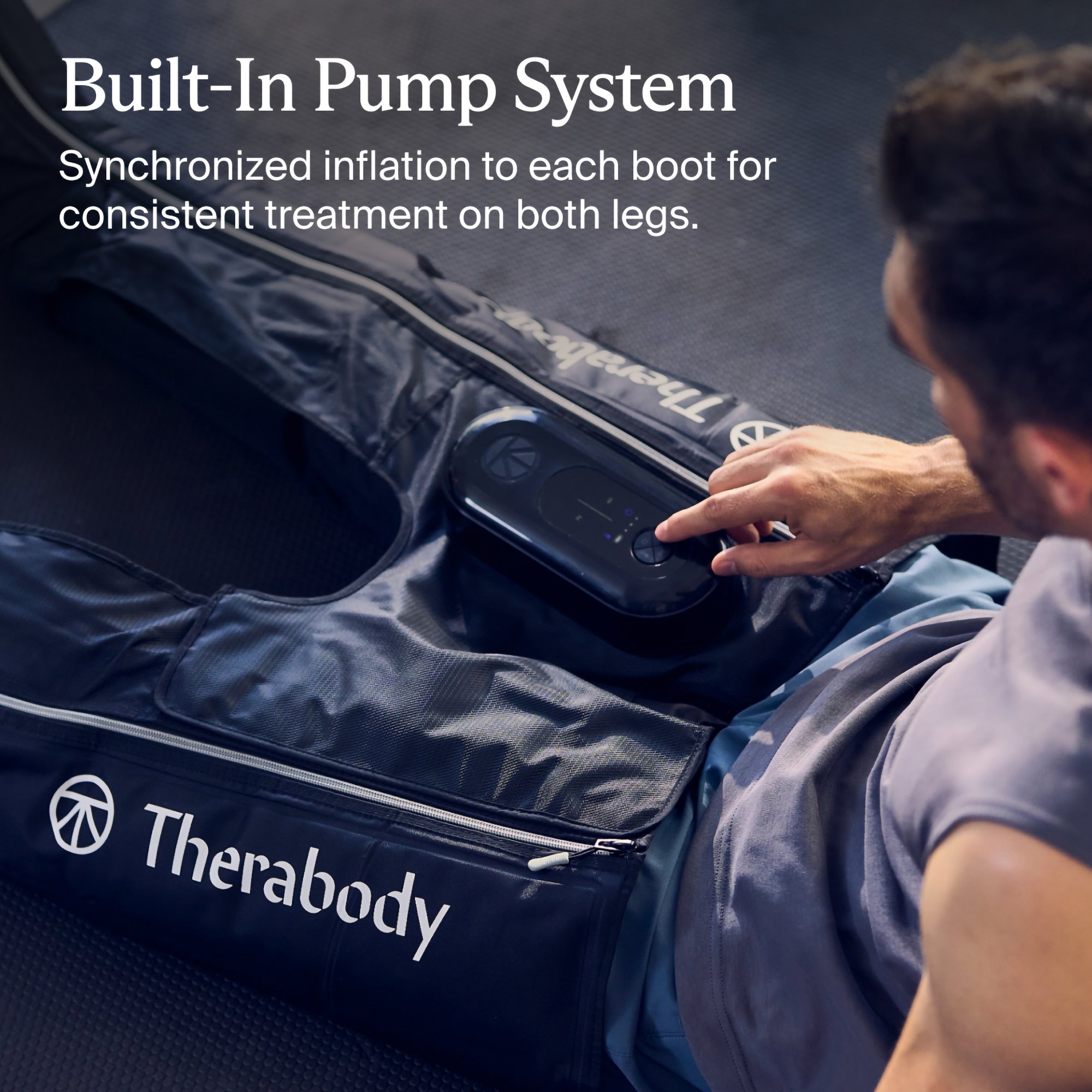 Therabody Inc JB0004131-1A1M - RecoveryAir Prime JetBoots Compression Massage Garment & Control Unit, Medium - 1/Pair