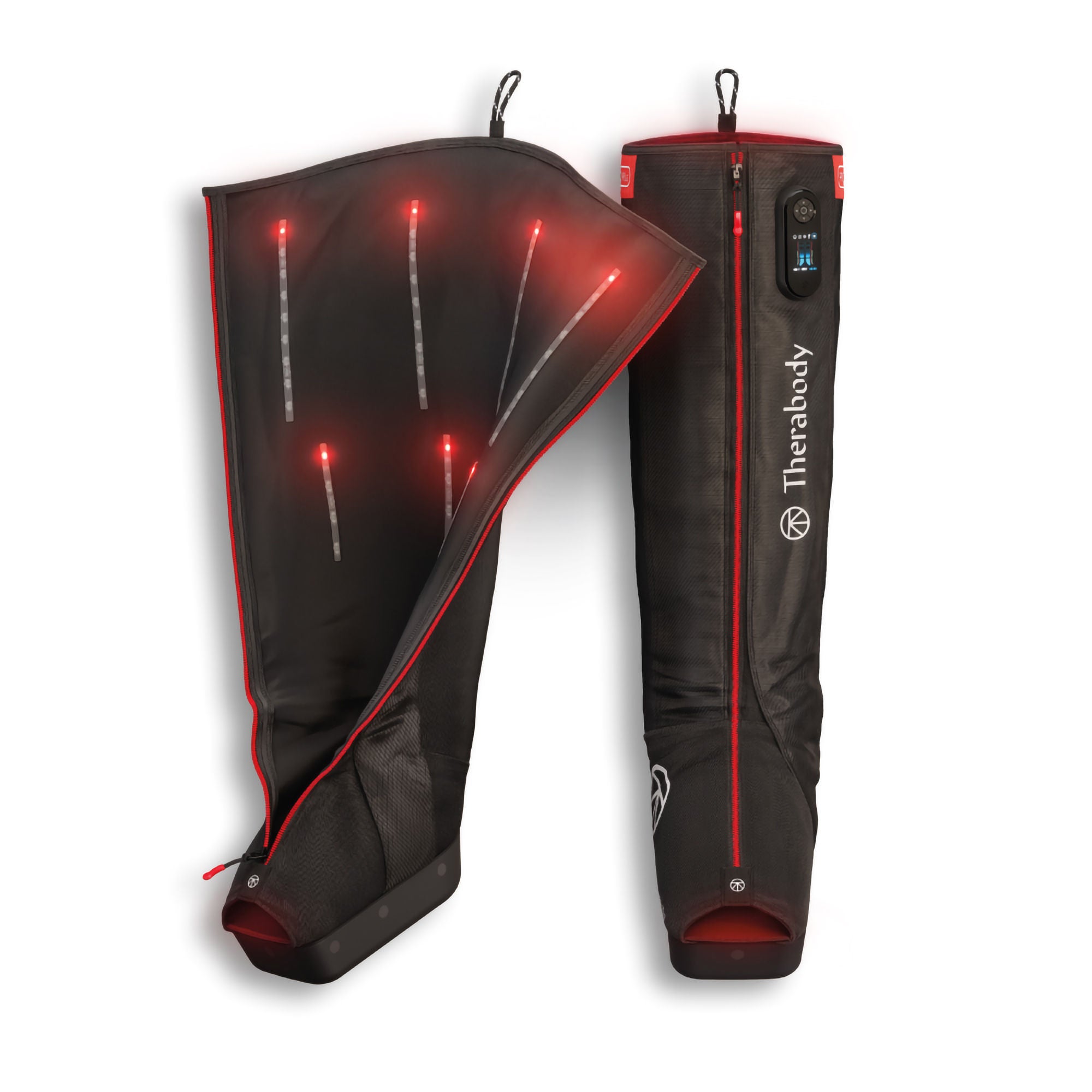 Therabody Inc - JB0004130-5A1M RecoveryAir PRO JetBoots Short Compression Massage Garment & Control Unit Medium