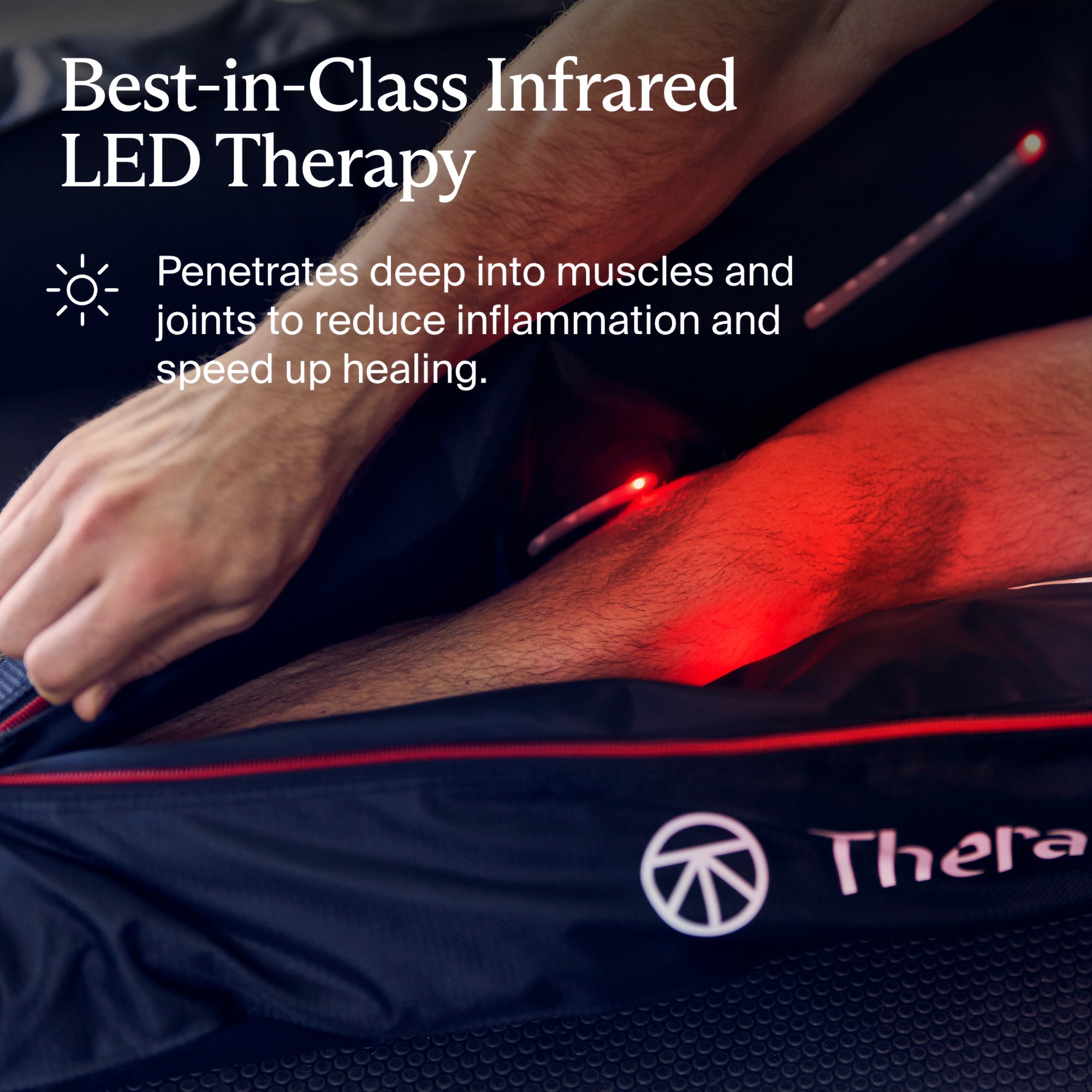 Therabody Inc JB0004130-5A1M - RecoveryAir PRO JetBoots Short Compression Massage Garment & Control Unit Medium - 1/Pair
