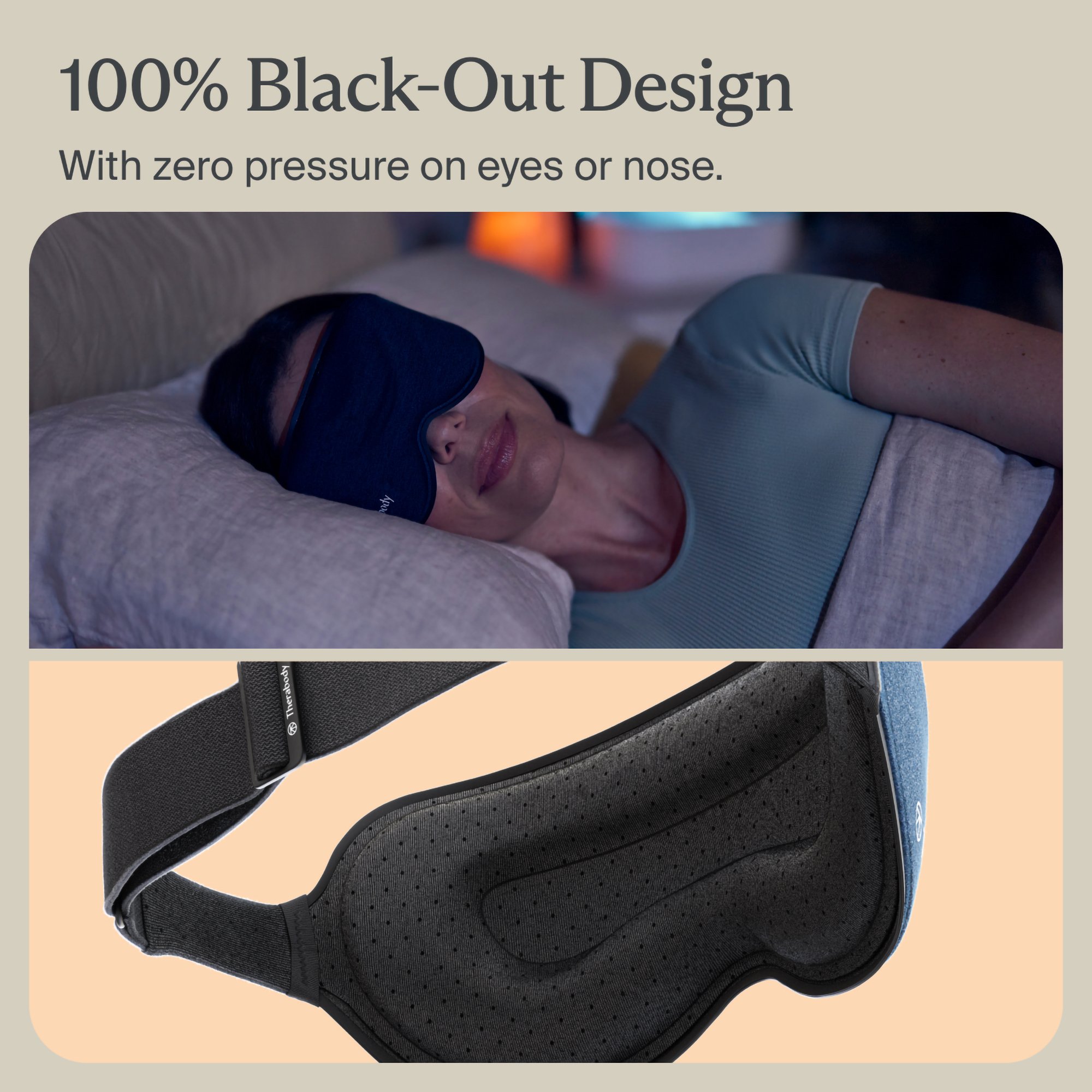 Therabody Inc SM0004081-1A30 - Therabody Therapeutic Sleep Mask - 1/Each