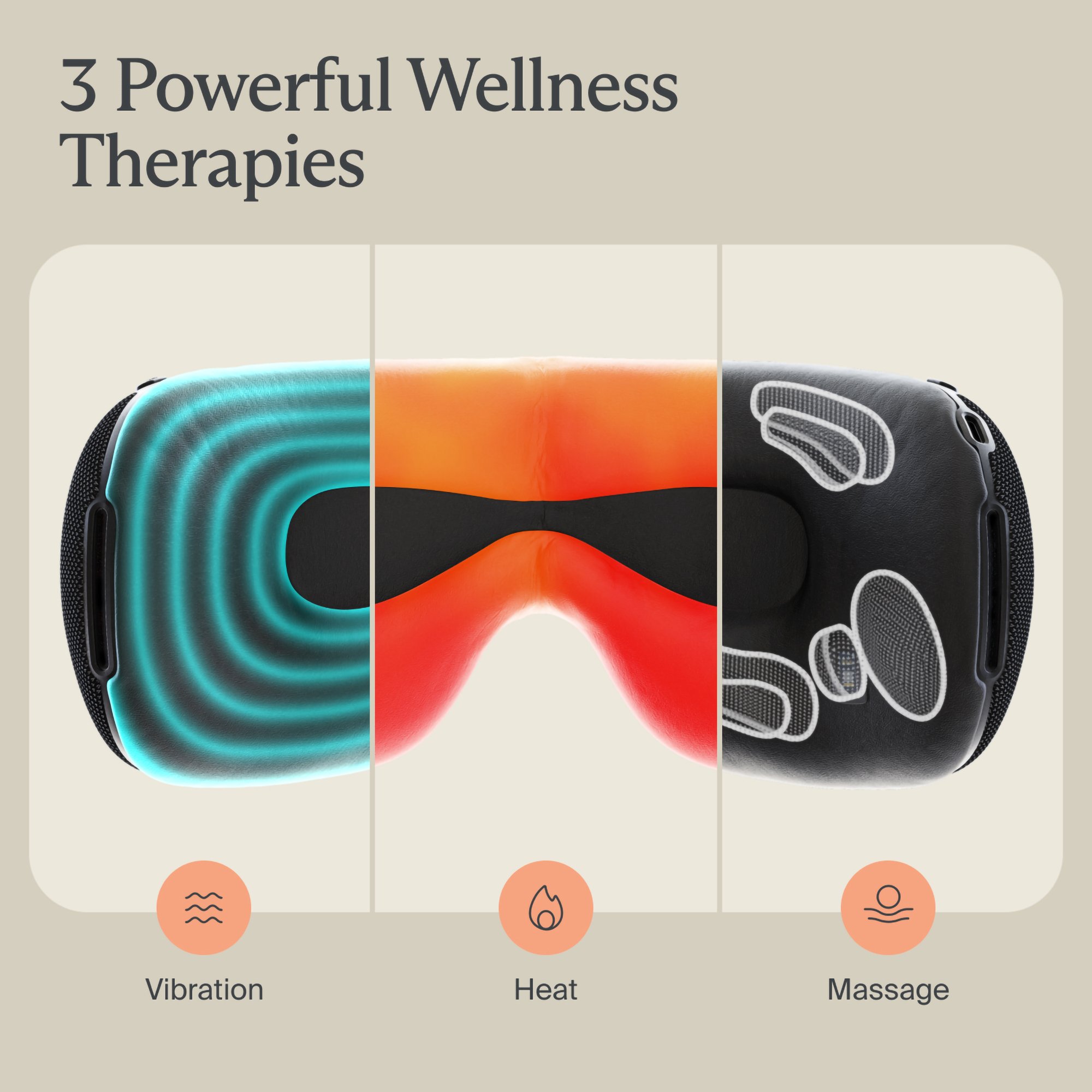 Therabody Inc SG0004133-1A10 - SmartGoggles 2 Therapeutic Eye Mask - 1/Each