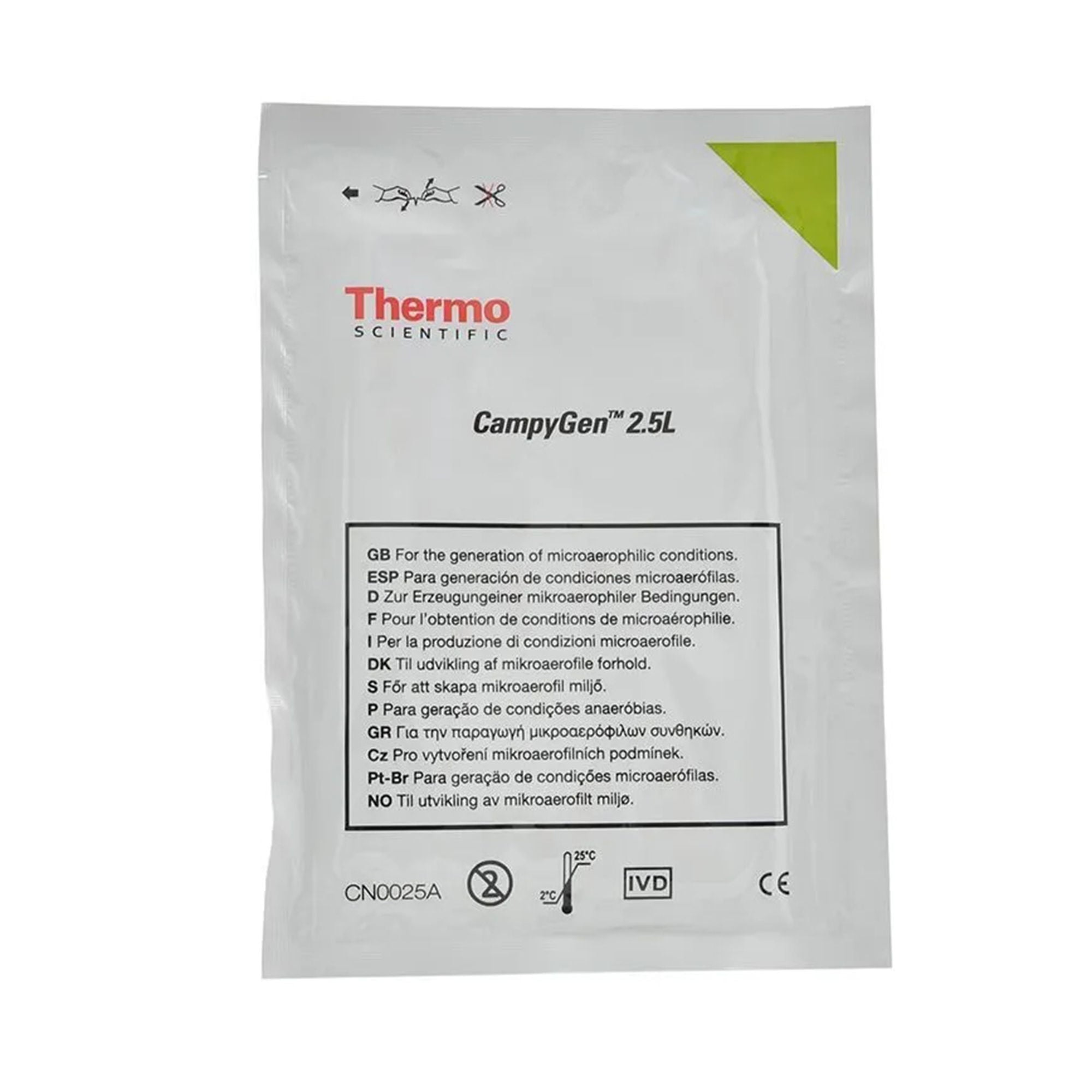Hardy Diagnostics - CN025A CampyGen™ Microaerophilic Gas Generator 2.5 Liter For 2.5 Liter Jar
