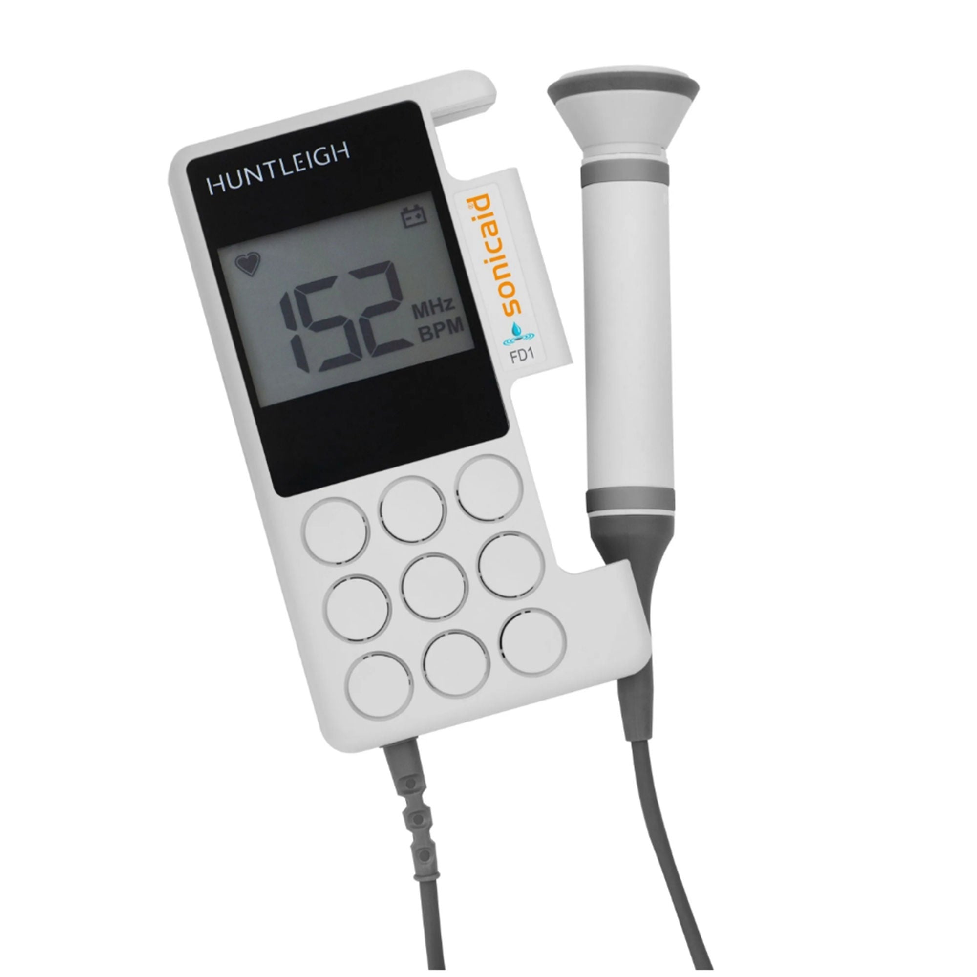 Arjo Inc - FD1-USA Handheld Doppler Sonicaid® LCD Display Obstetric Probe 2 MHz Frequency