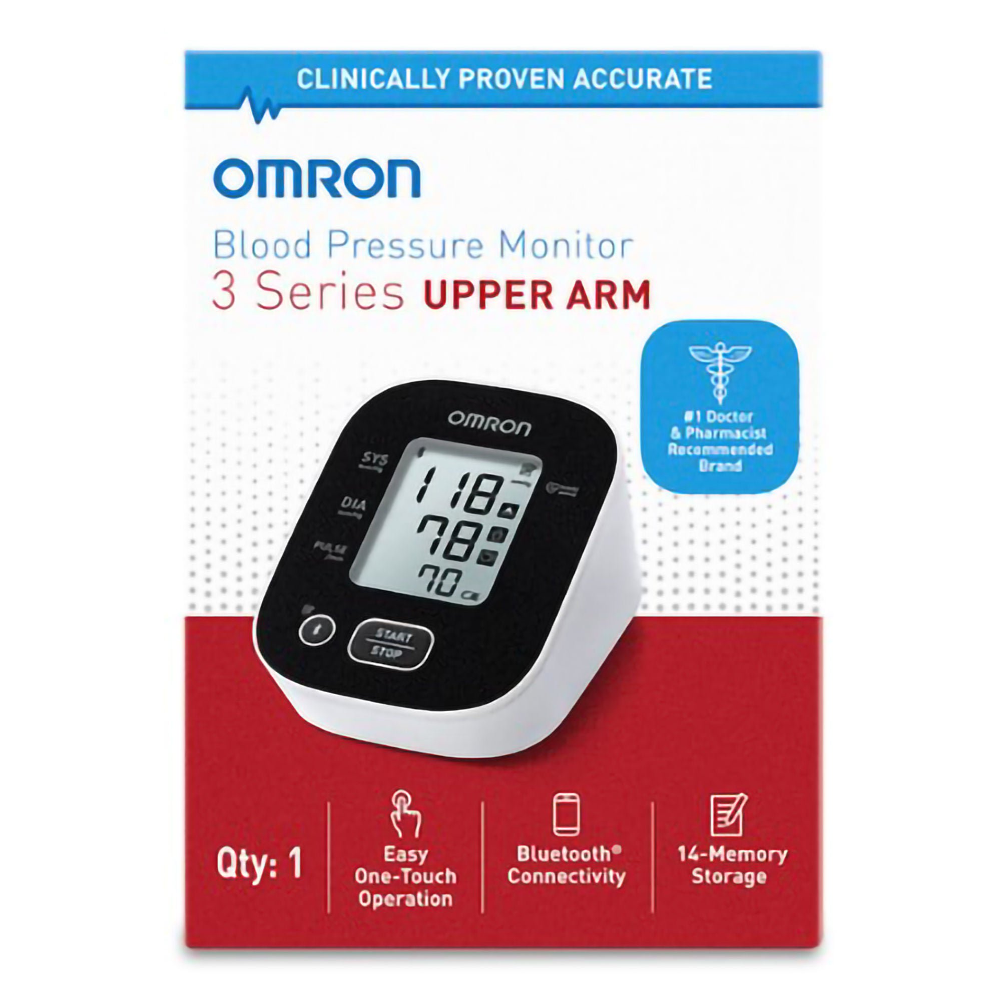 Emerson Healthcare - BP7150 Omron 3 Series® Upper Arm Blood Pressure Monitor
