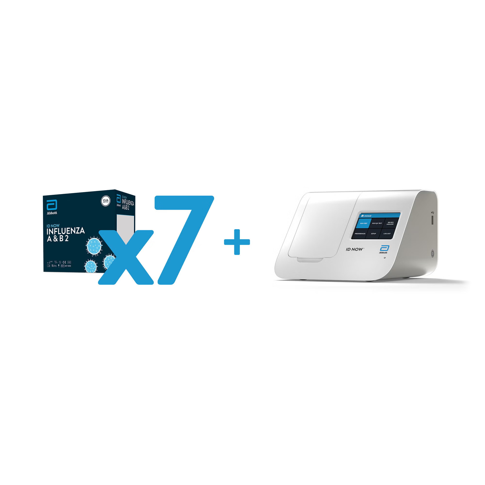 Abbott Rapid Dx North America LLC - IDNOW7C Respiratory Test Kit ID NOW™ COVID-19 2.0 7 X 24 Tests CLIA Waived