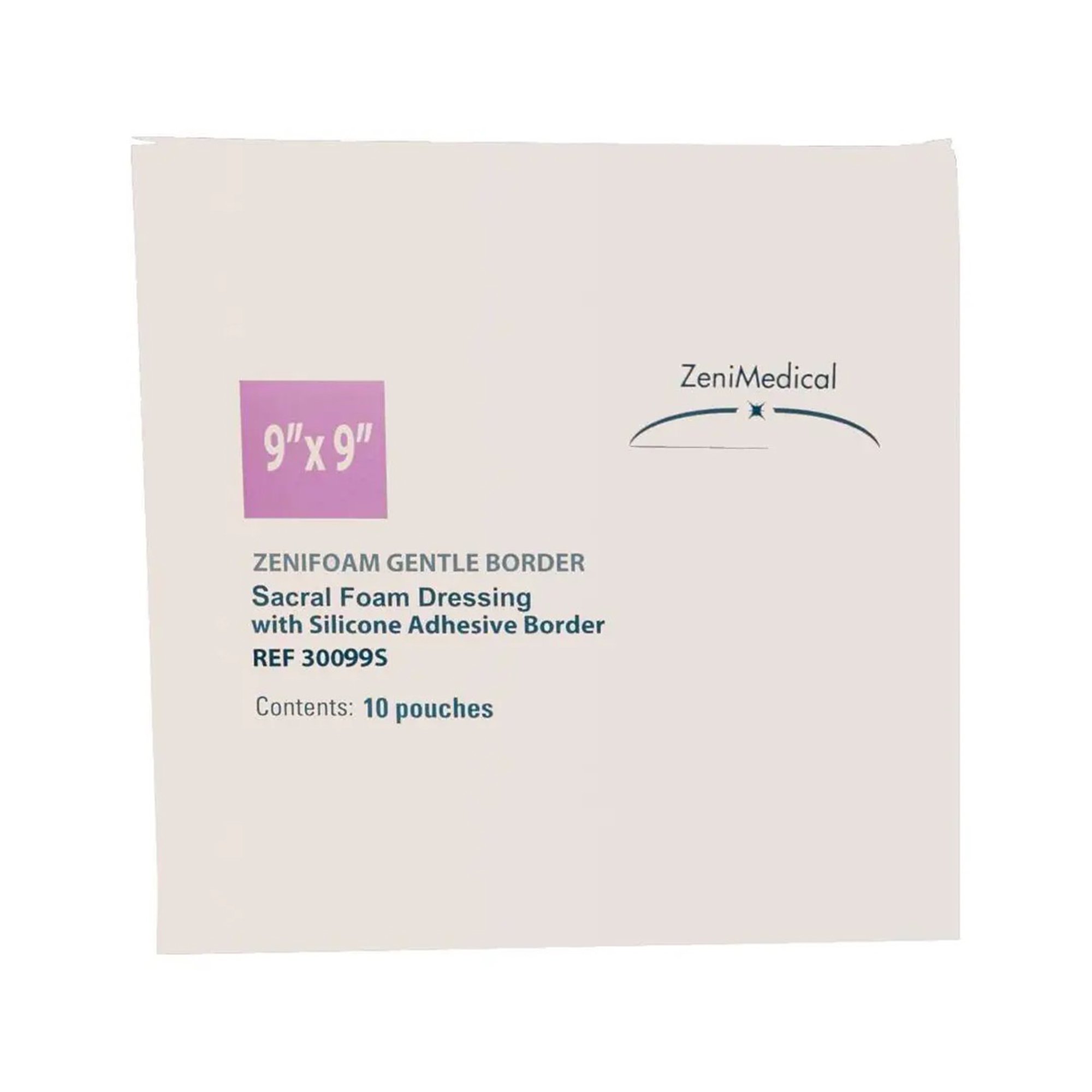 ZeniFOAM Gentle Border Foam Dressing 30099S by Focus Health Group