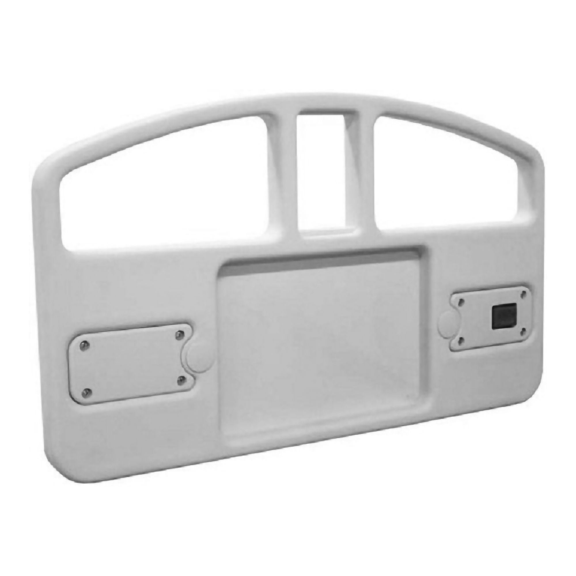 N.O.A. Medical Industries - 7540028GRY Half Bed Side Rail Soft Touch 21 Inch Length 15-3/4 Inch Height