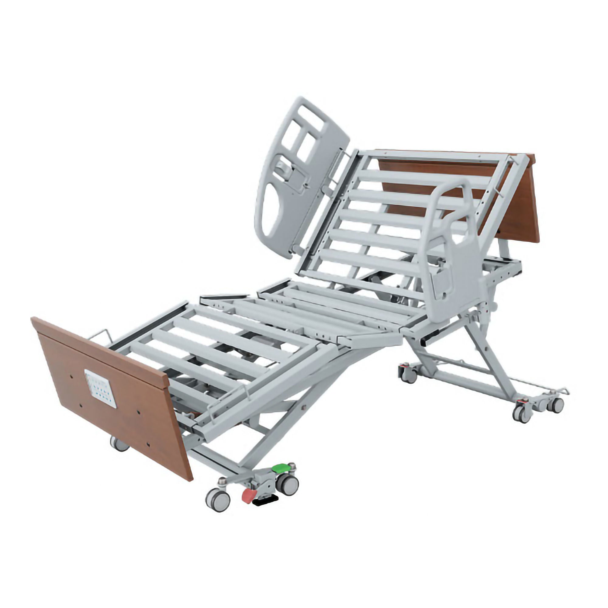 Span America - MC9RWB-C Electric Bed Encore® Resident Care High-Low 76 to 80 Inch Length Retractable Deck 3 Functions 7-7/8 to 31 Inch Height Range