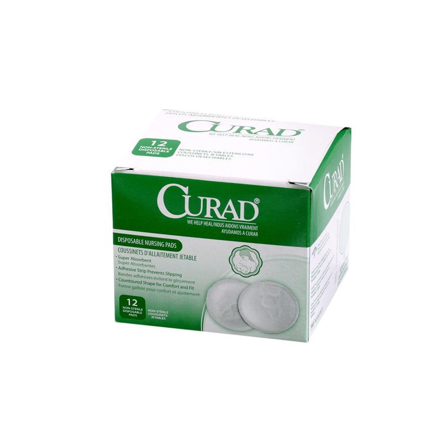 Medline - NURSEPAD1 Nursing Pad Curad® One Size Fits Most Cellulose / Synthetic Blend Disposable