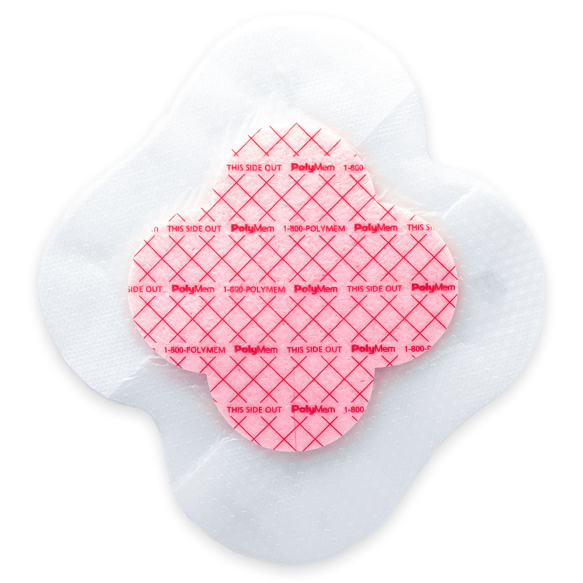 Ferris Manufacturing - 2499 Foam Dressing PolyMem® VariSite™ 8.2 X 8.5 Inch With Border Film Backing Silicone Border Adhesive Multishape Sterile