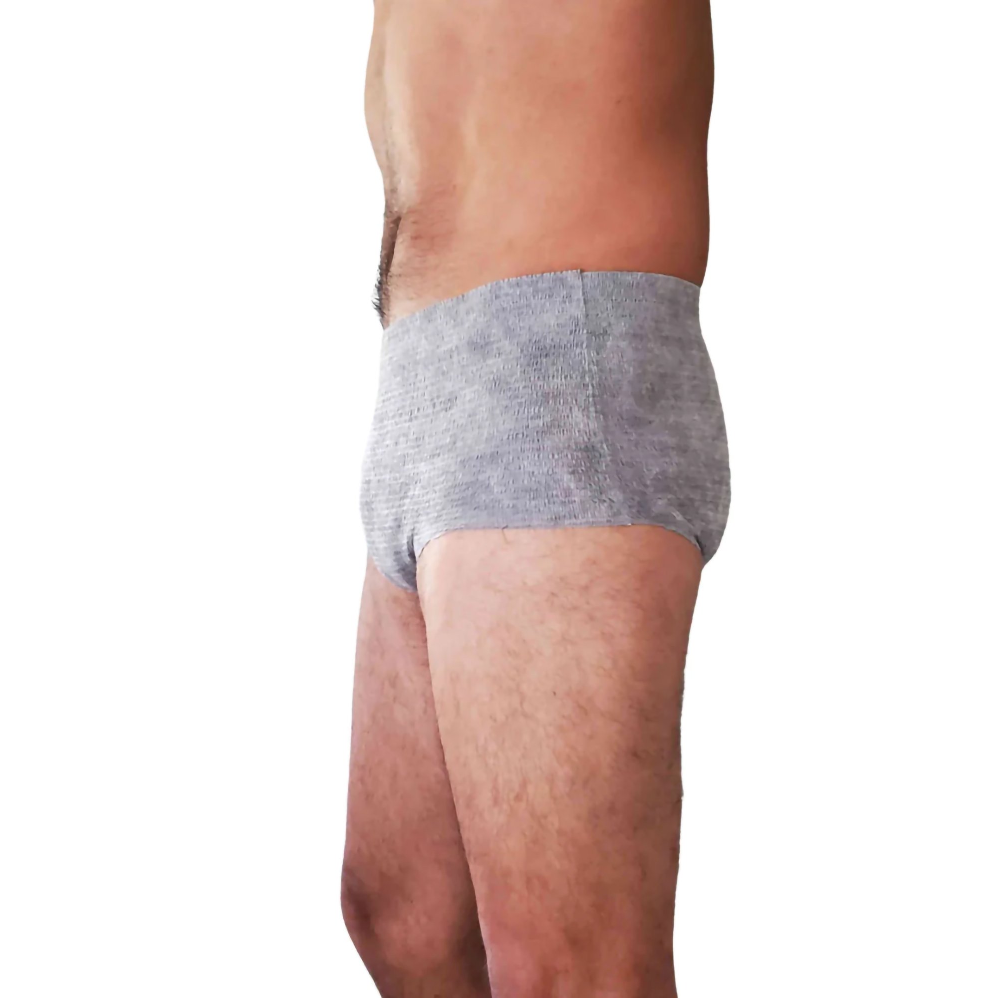 Valrico LLC 197 - Nexwear Men's Pull-On Absorbent Underwear, Large, Gray - 15/Pack, 60/Case