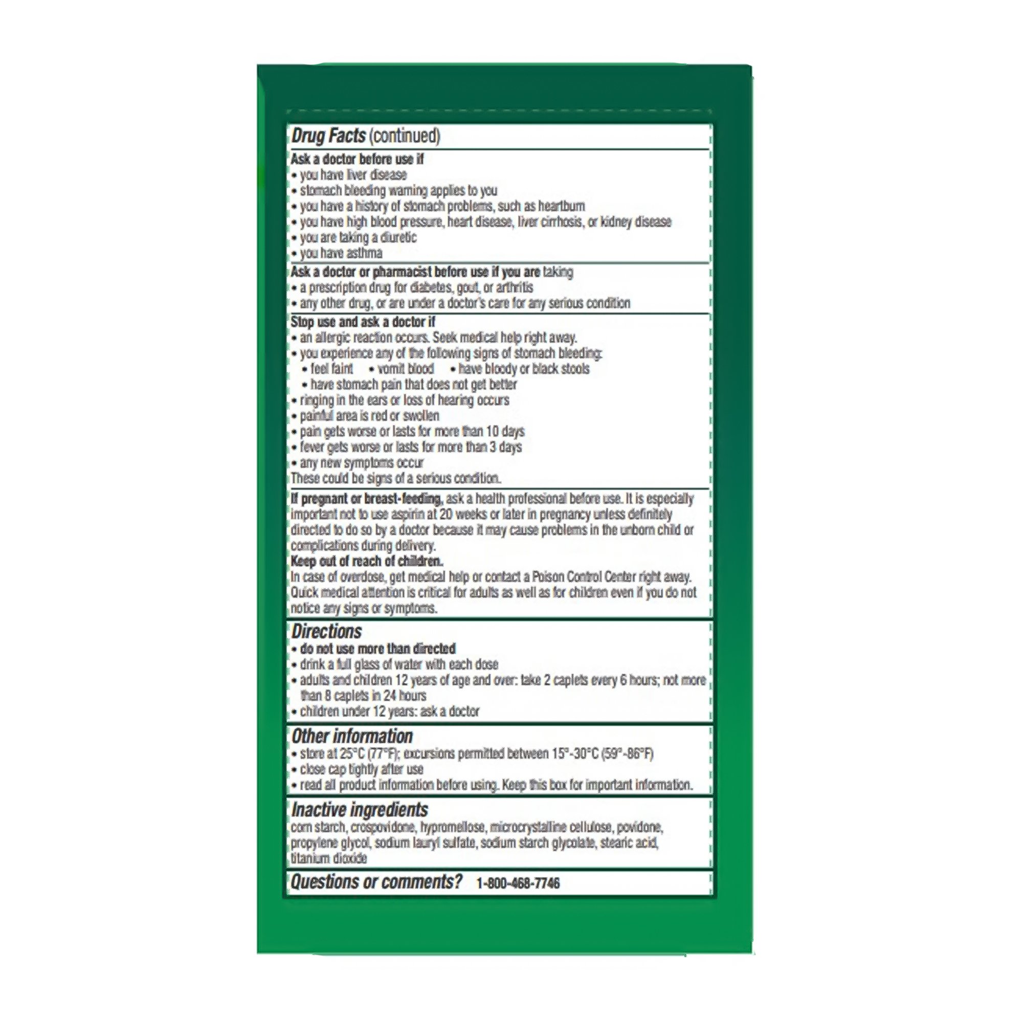 Haleon US Services Inc 00067200204 - Excedrin® Migraine Relief Caplets with Acetaminophen, Aspirin and Caffeine - 1/Bottle