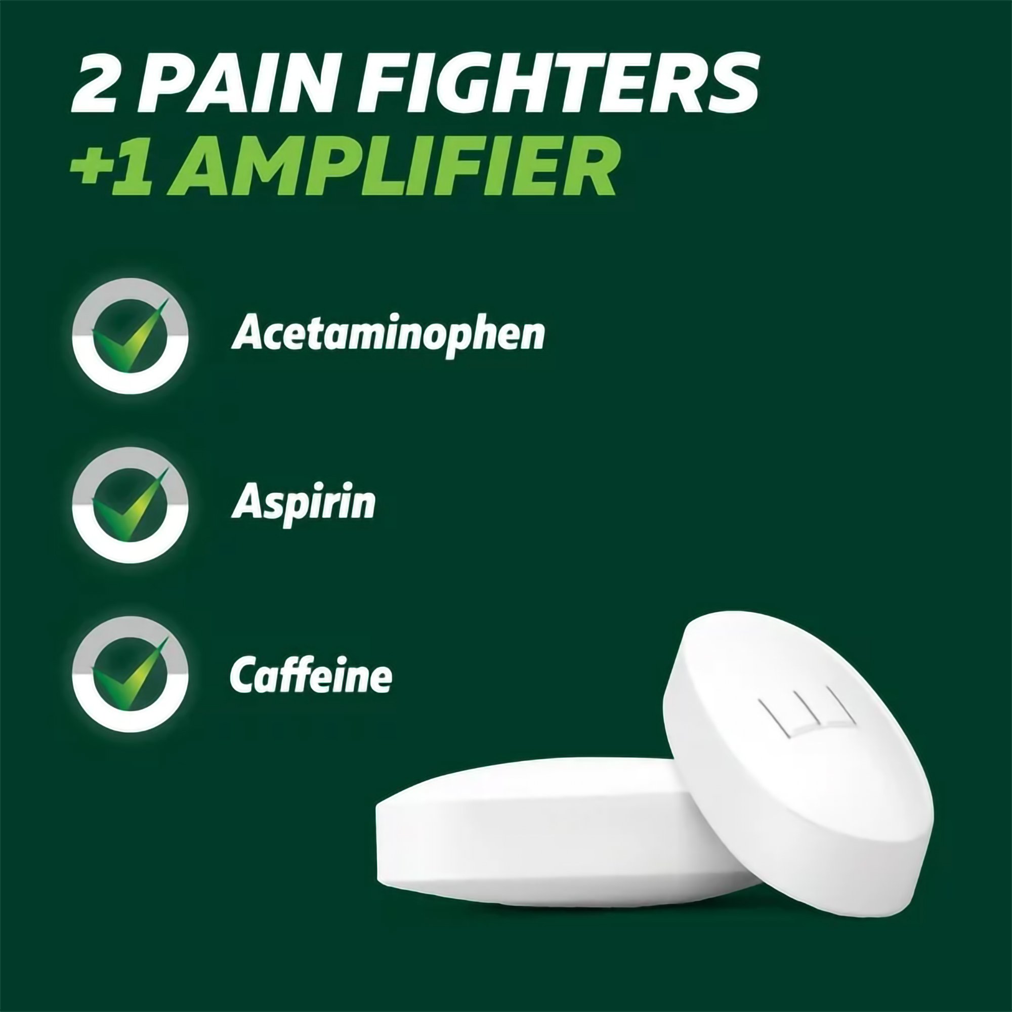 Haleon US Services Inc 00067200204 - Excedrin® Migraine Relief Caplets with Acetaminophen, Aspirin and Caffeine - 1/Bottle