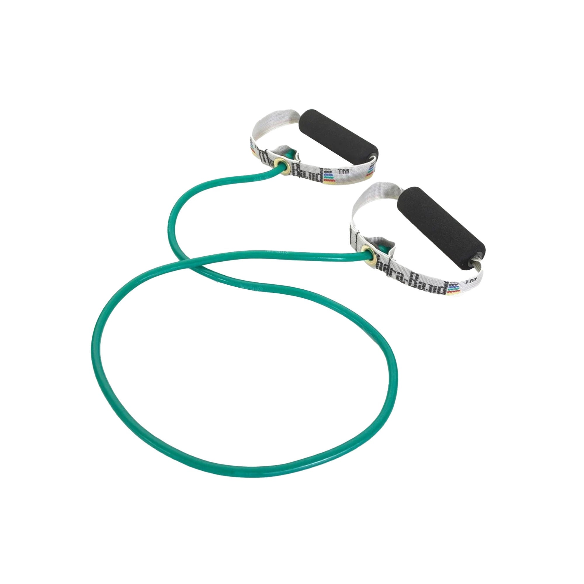Performance Health - 81452457 Exercise Resistance Tubing with Handles TheraBand® Green 48 Inch Length Medium Heavy Resistance