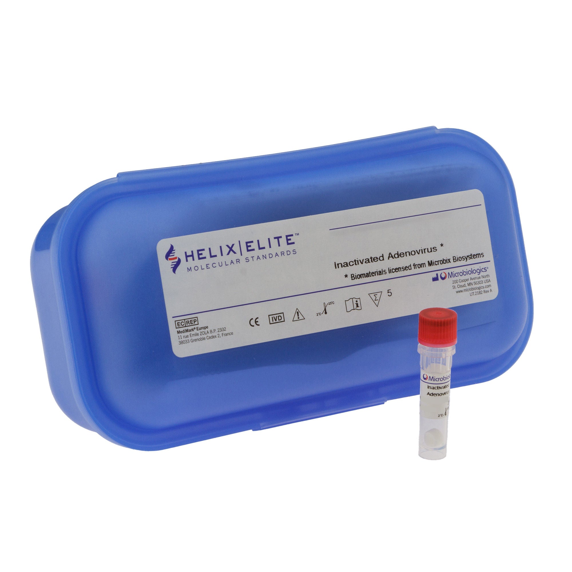 Microbiologics Inc - HE0030N Molecular Control Kit Helix Elite™ Inactivated Standard Inactivated Influenza B Virus 5 Pellets