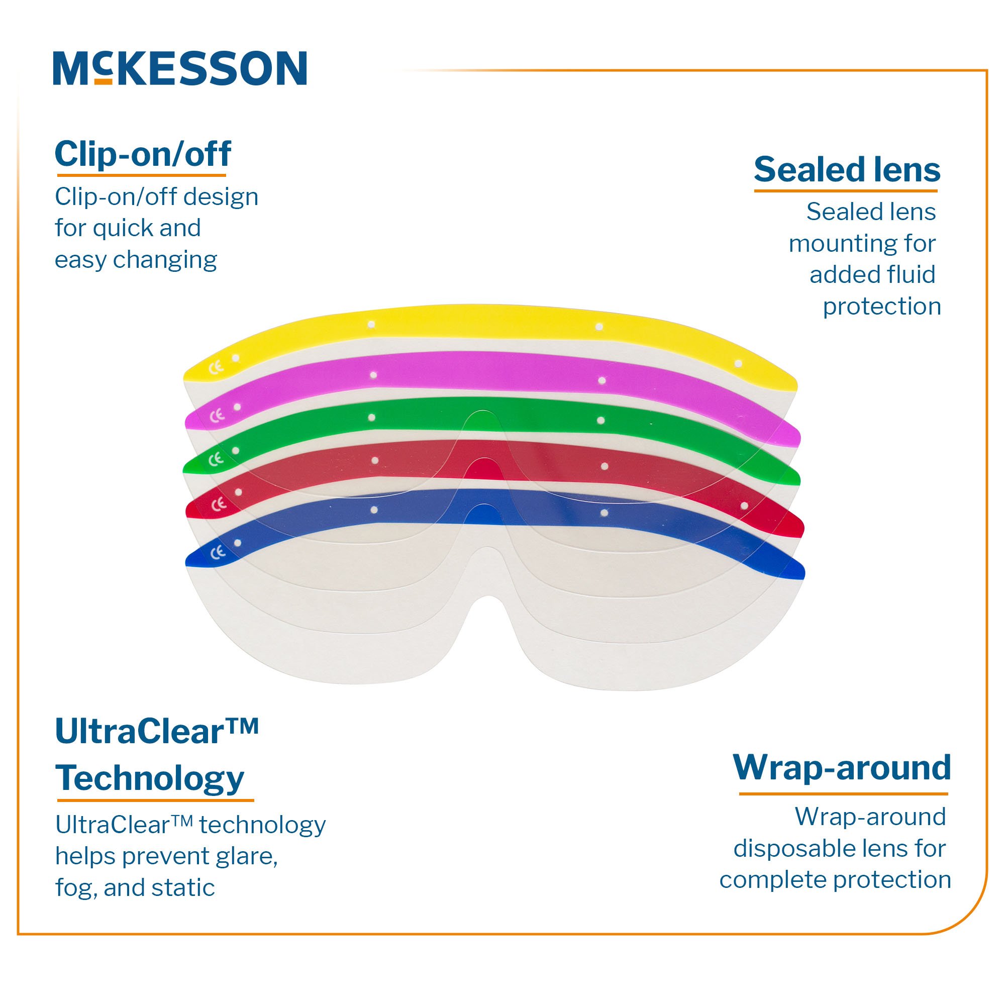McKesson Replacement Eye Shield Lens 242-11000-501 by McKesson Brand