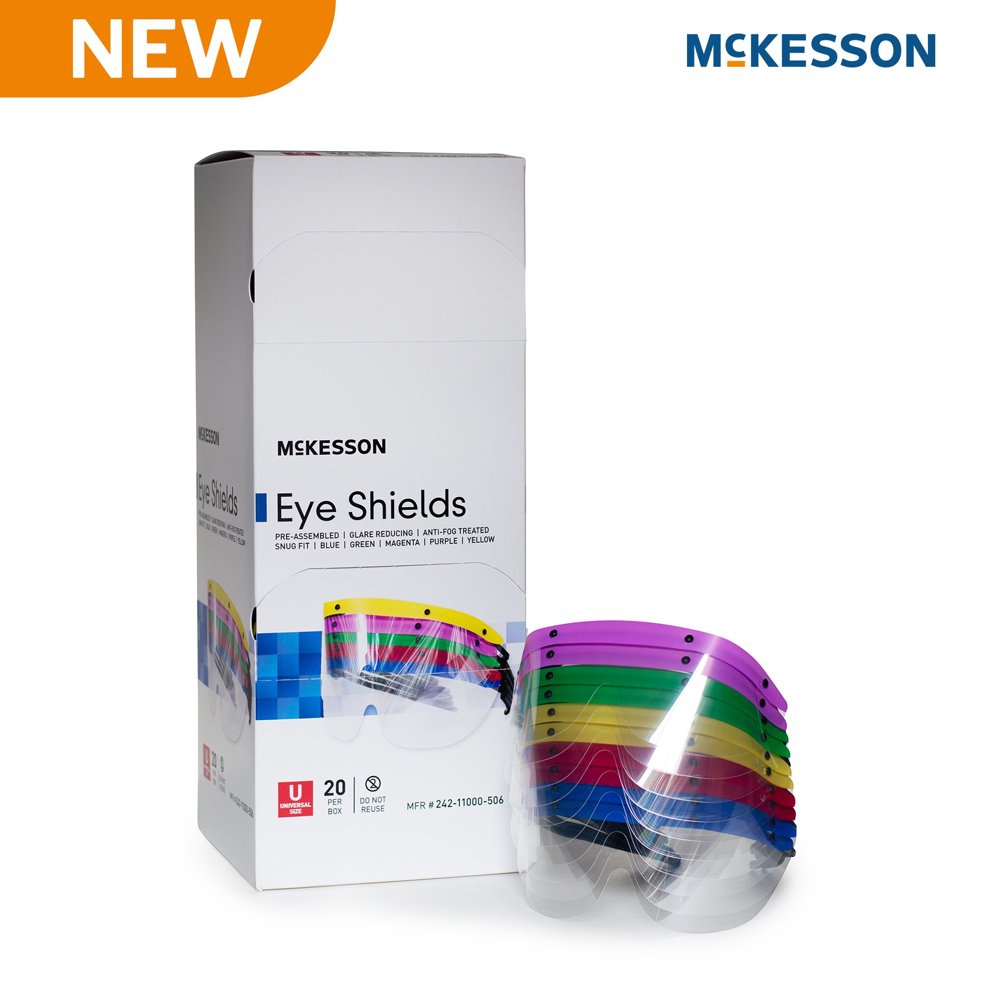 McKesson Eye Shield with Dispenser 242-11000-506 by McKesson Brand