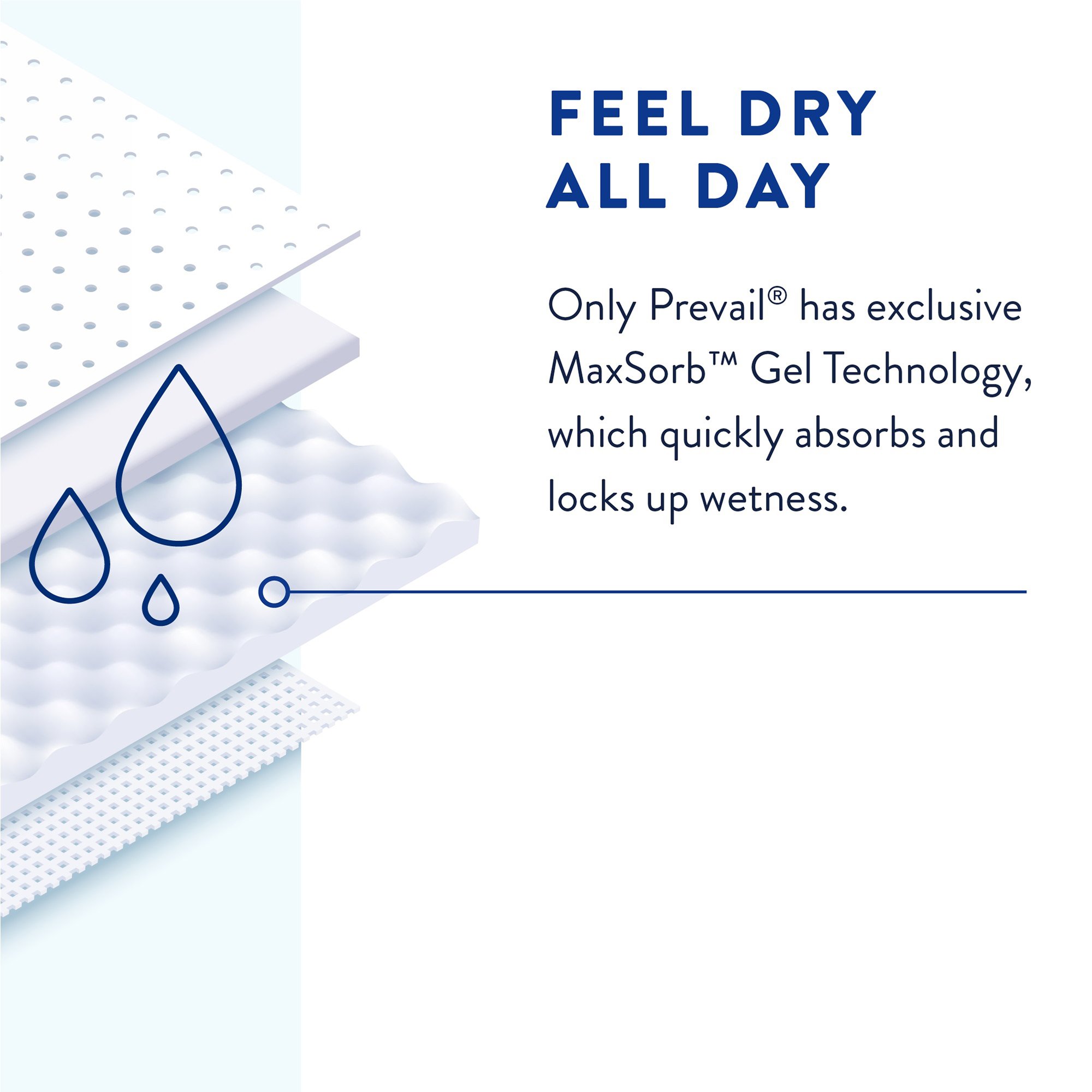 First Quality Products LLC NU-012-2 - Prevail® Nu-Fit® Daily Briefs, Maximum Absorbency, Medium - 20/Pack, 80/Case