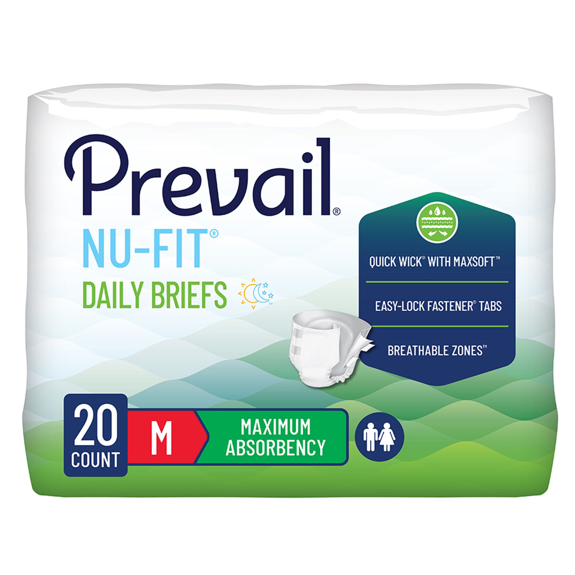 First Quality Products LLC - NU-012/2 Prevail® Nu-Fit® Daily Briefs